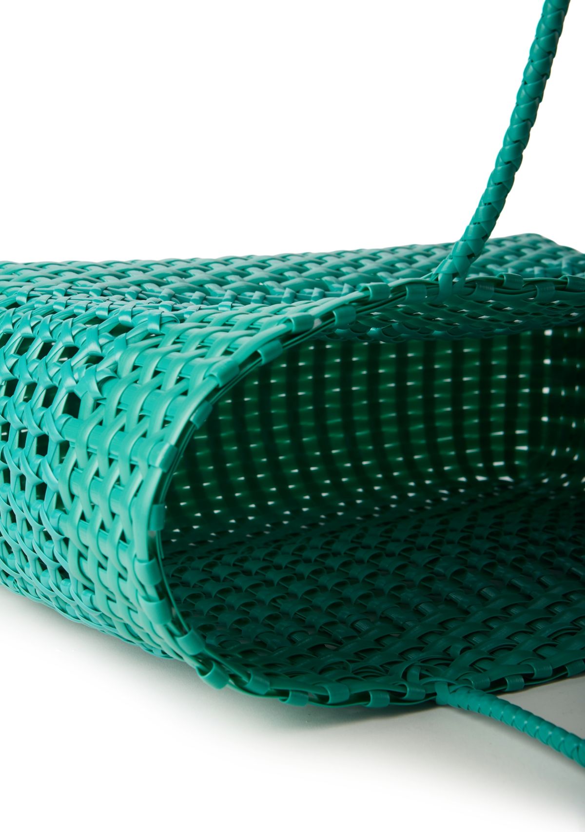 Woven Solid Color Beach Bag 