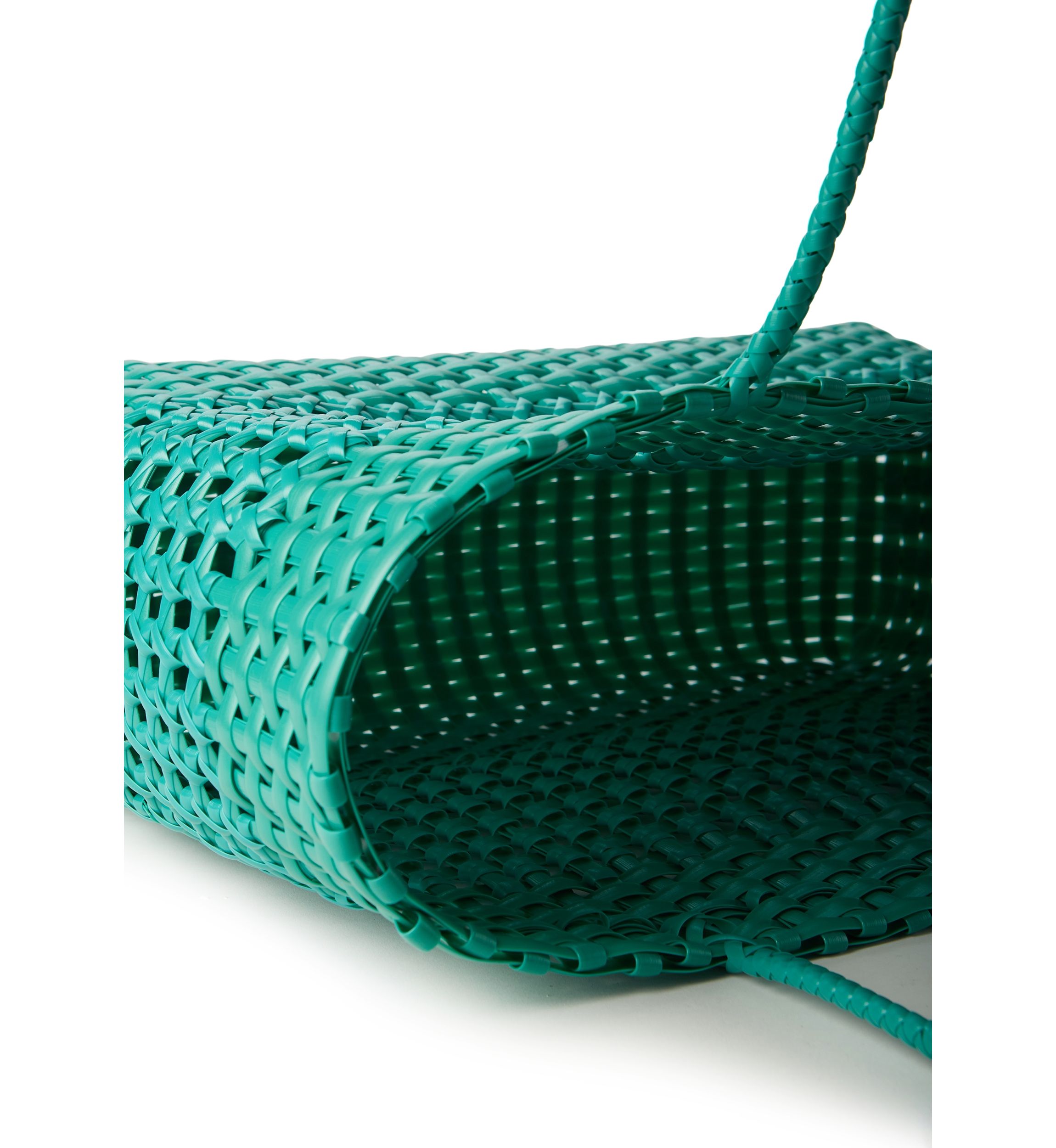 Woven Solid Color Beach Bag 