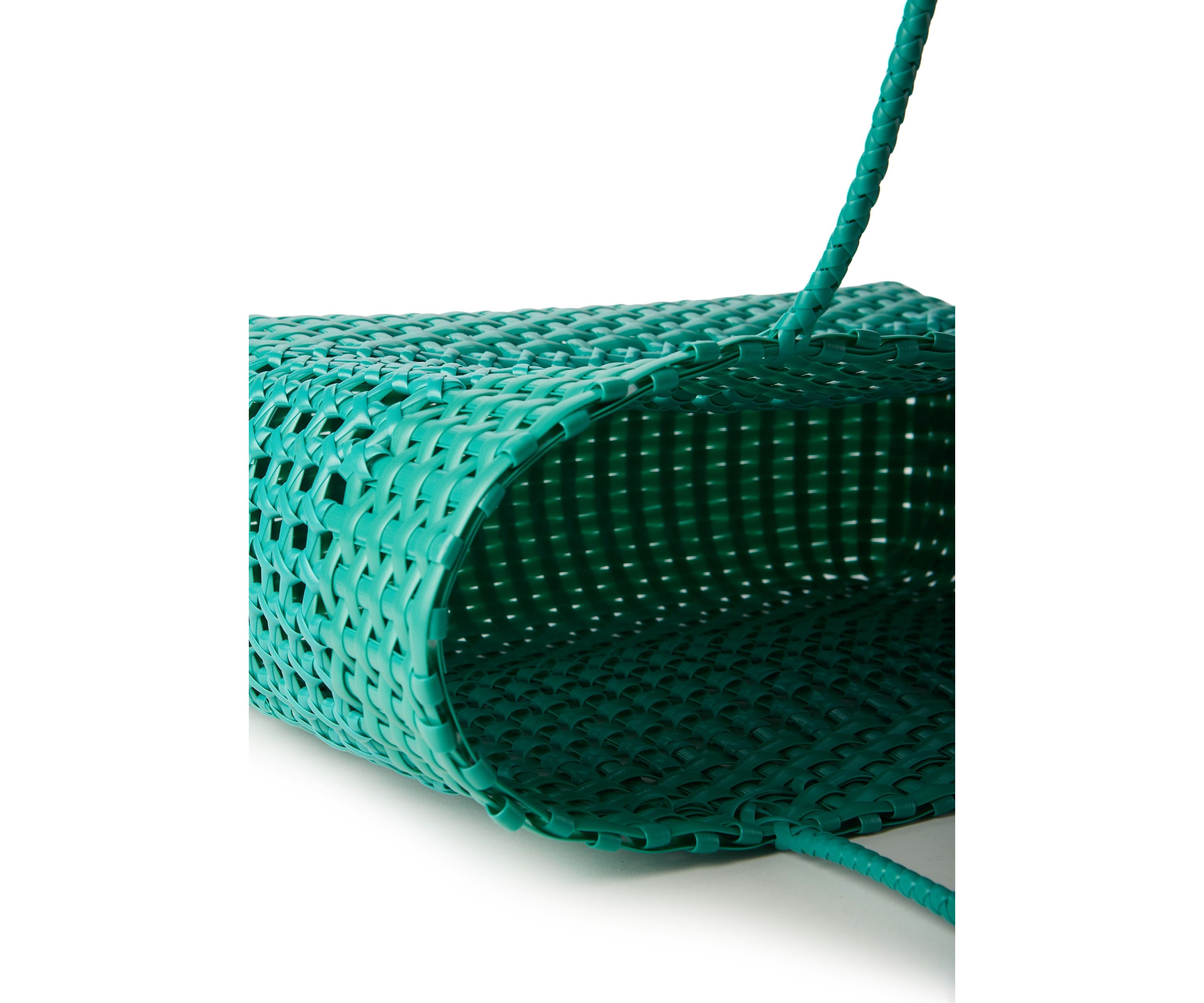 Woven Solid Color Beach Bag 