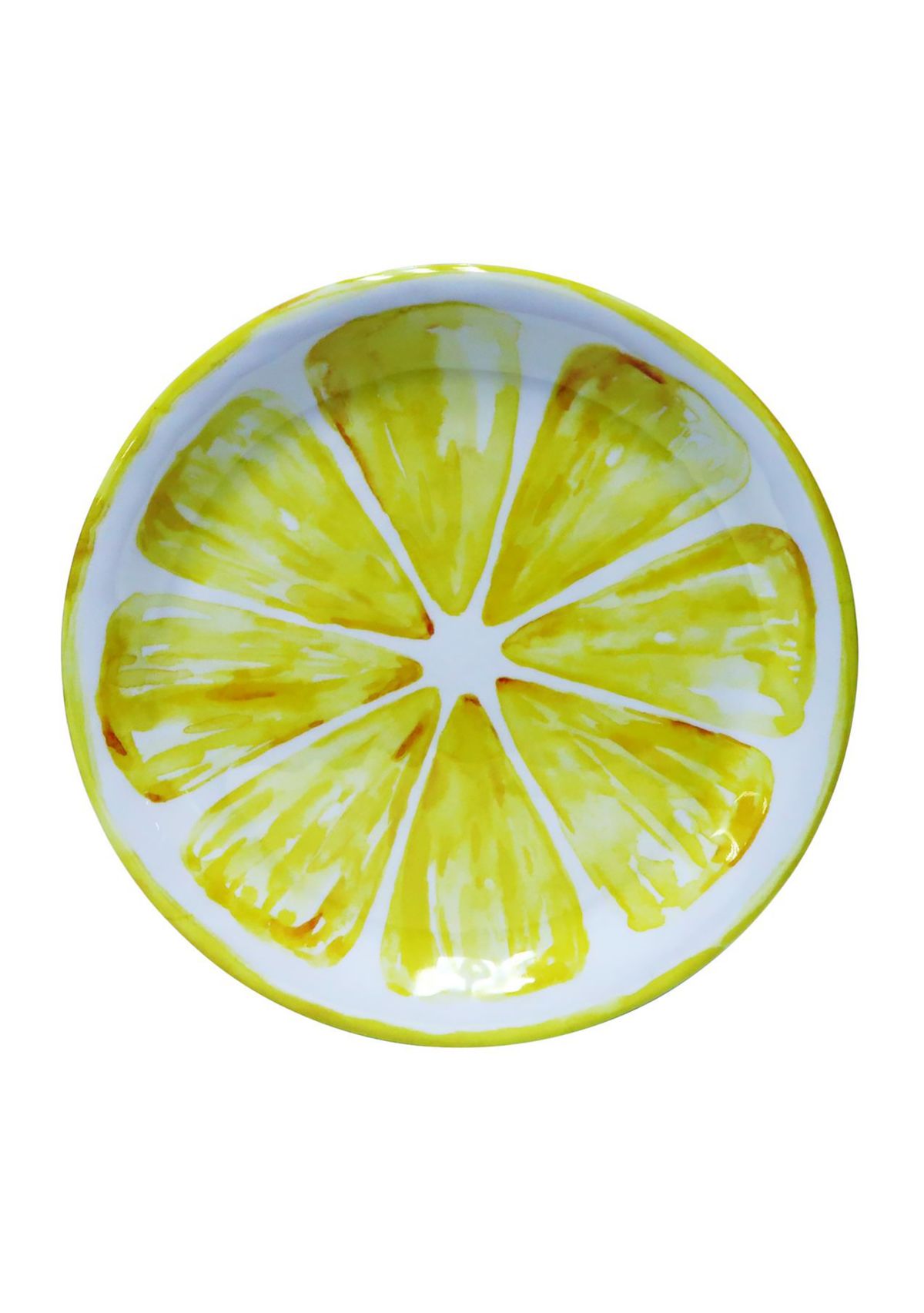 Set of 4 Melamine Lemon Salad Plates 