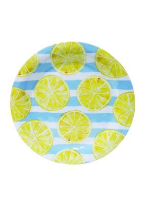 Modern. Southern. Home.™ Set of 4 Lemon Melamine Dinner Plates | belk