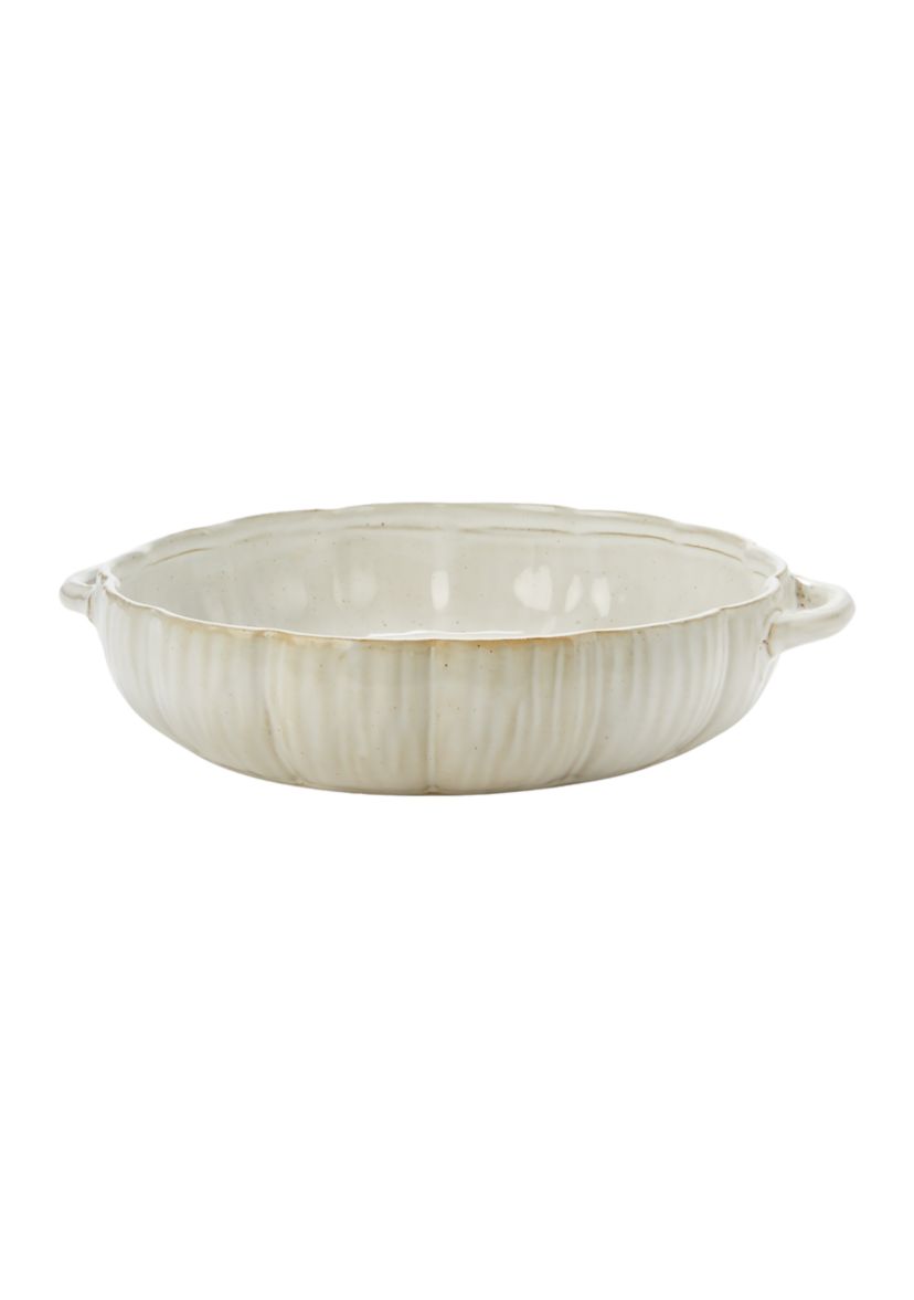 Ceramic Pumpkin Serving Bowl