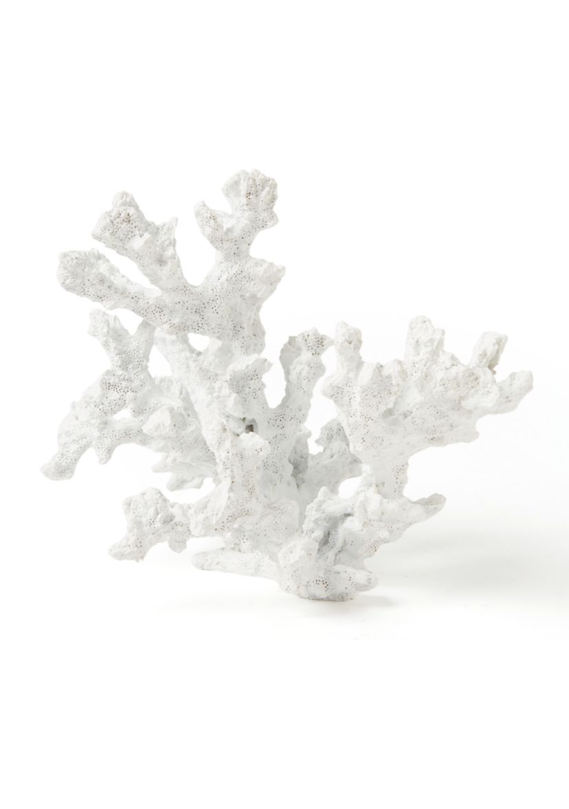 White Coral Standing Décor