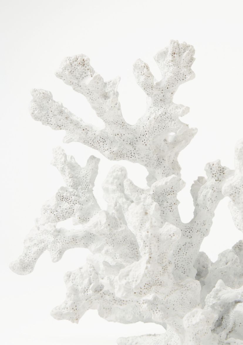 White Coral Standing Décor