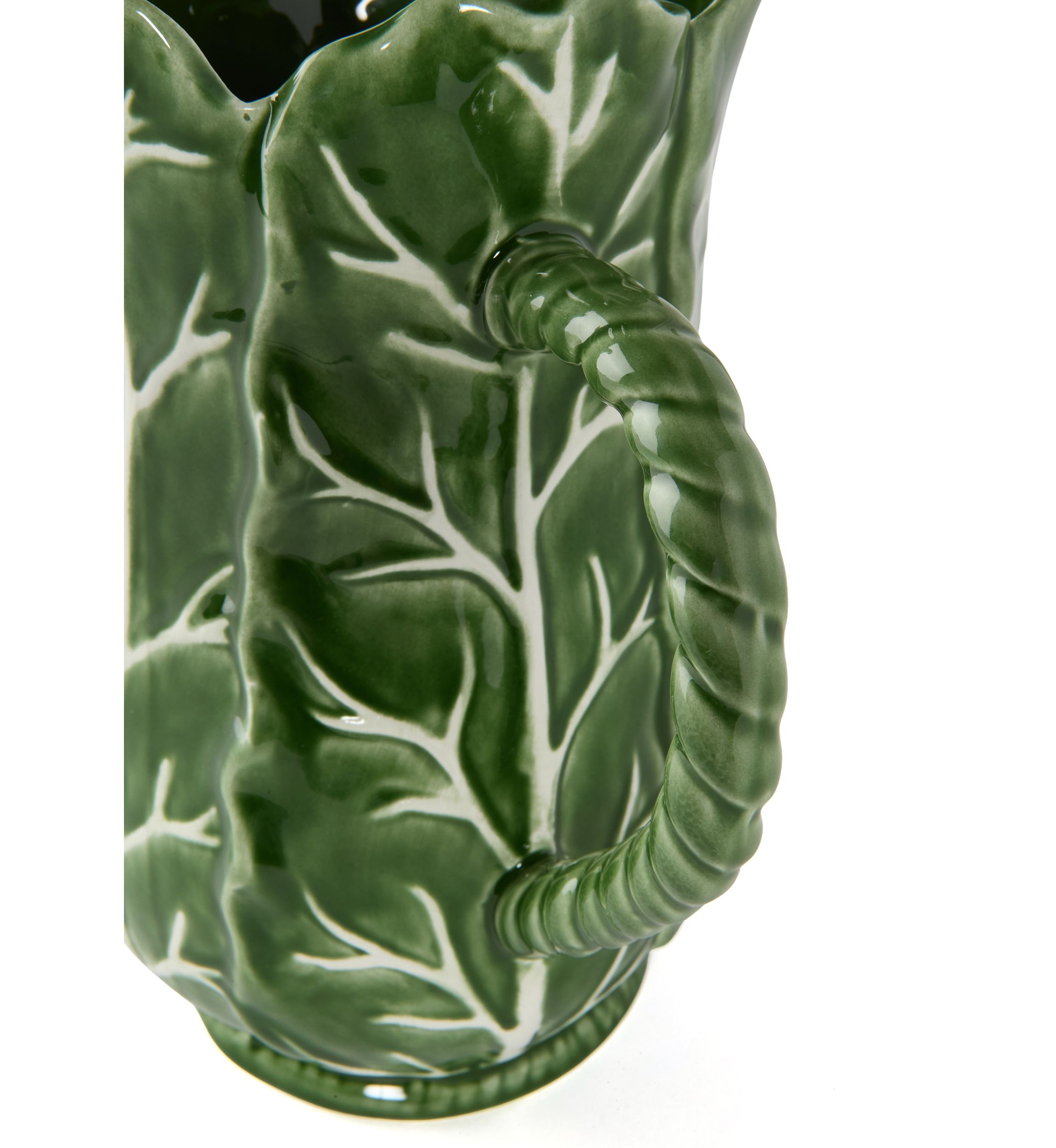 Dark Green Cabbage Pitcher