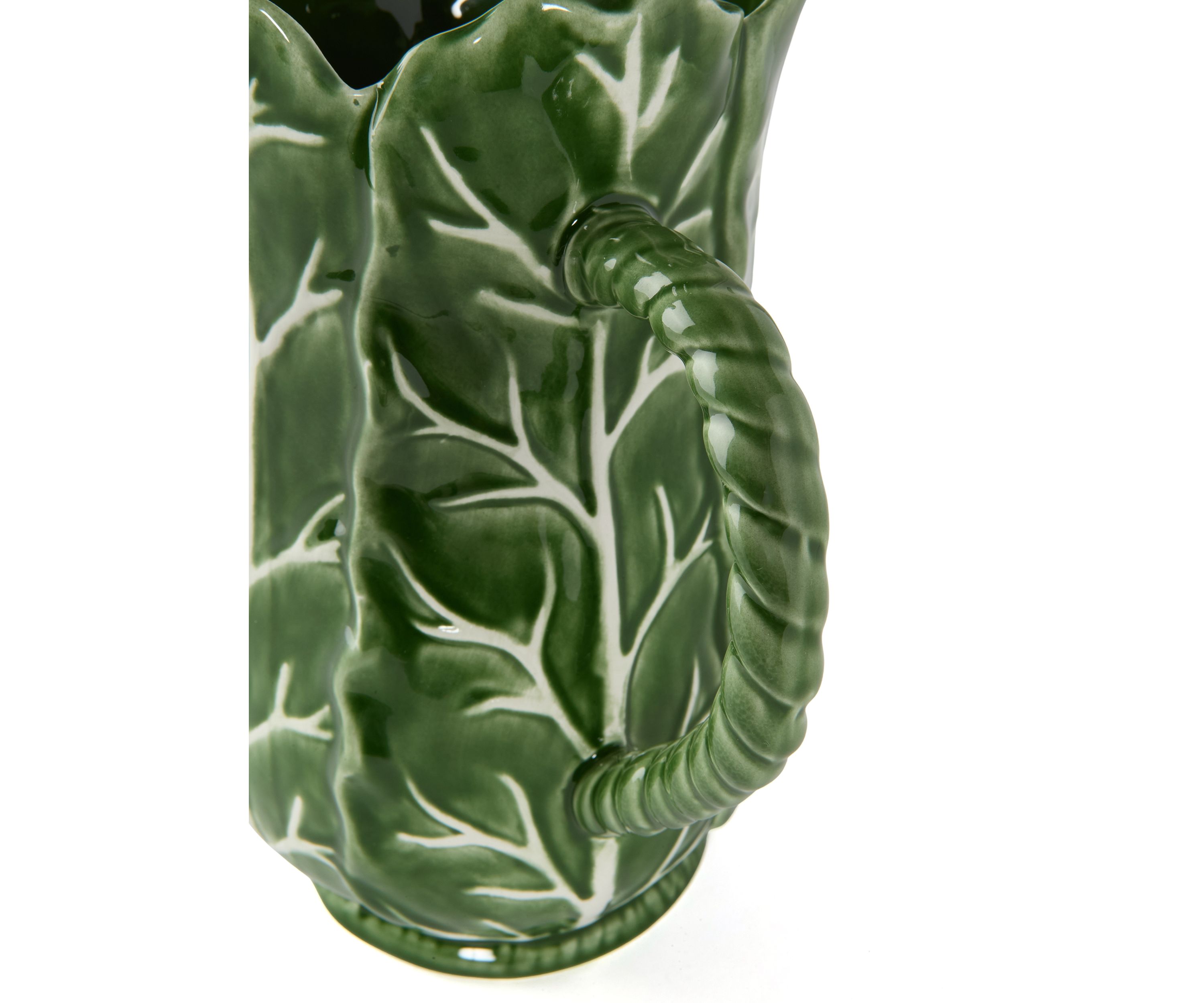 Dark Green Cabbage Pitcher
