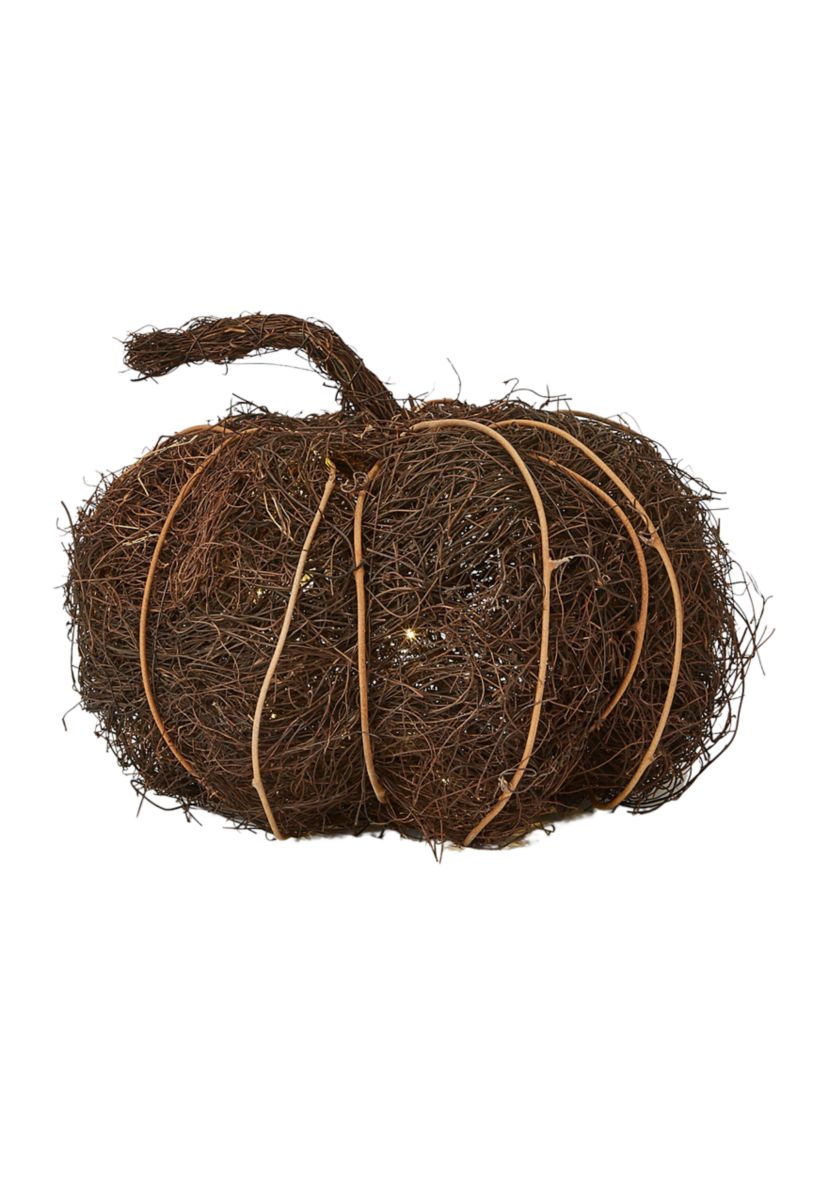 14 Inch Twig Pumpkin 
