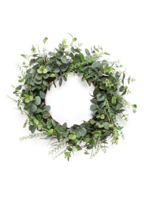 Modern Southern Home Eucalyptus Spiral Wreath Belk