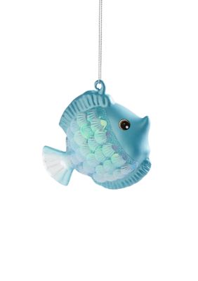 Joyland Blue Glitter Fish Ornament | belk