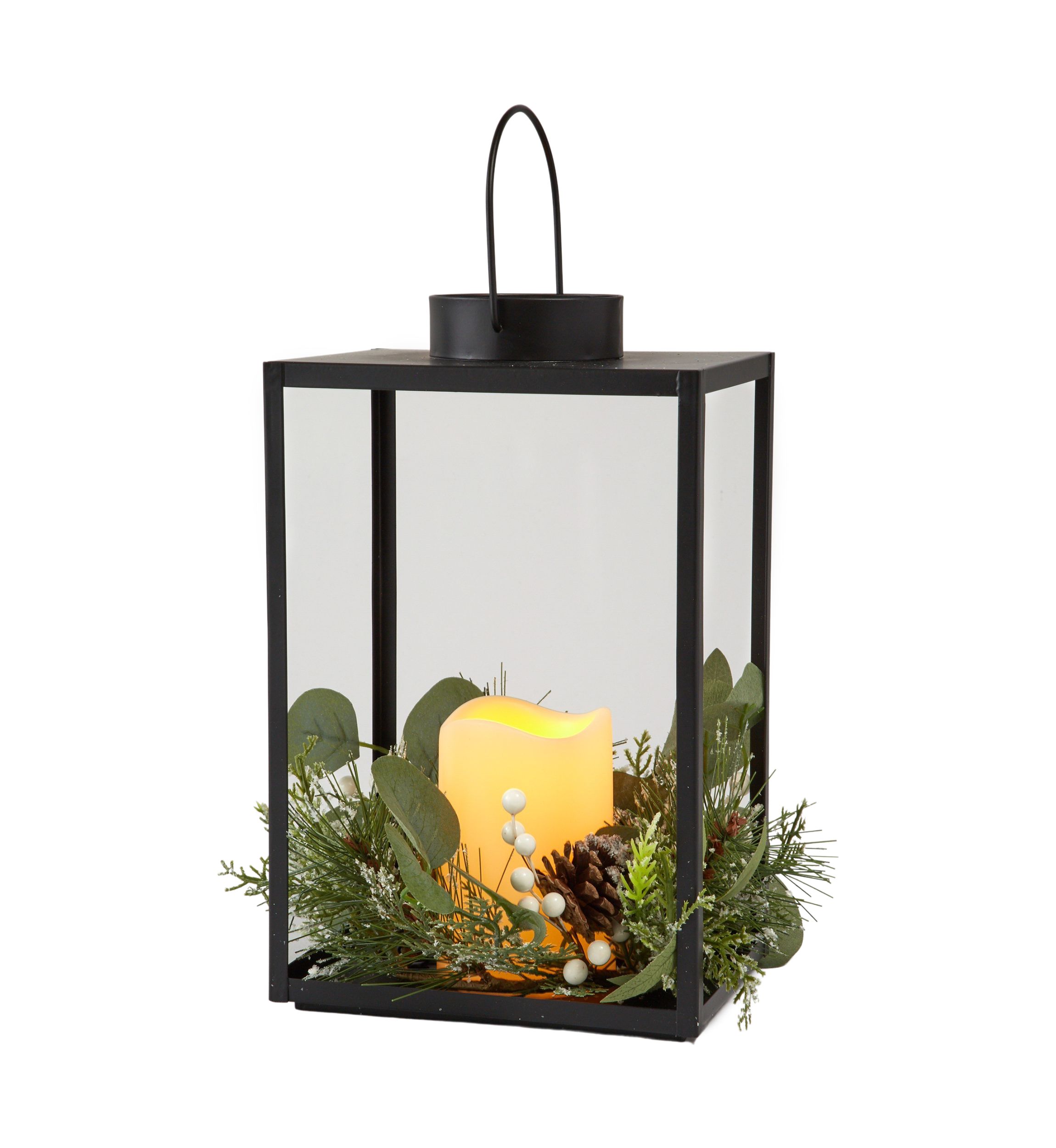 	  White Berry Lantern