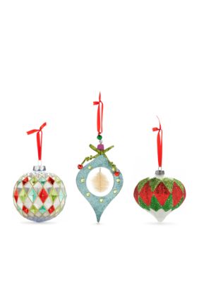 Modern Southern Home Christmas Past Onion Ornaments 3 Piece Set Belk