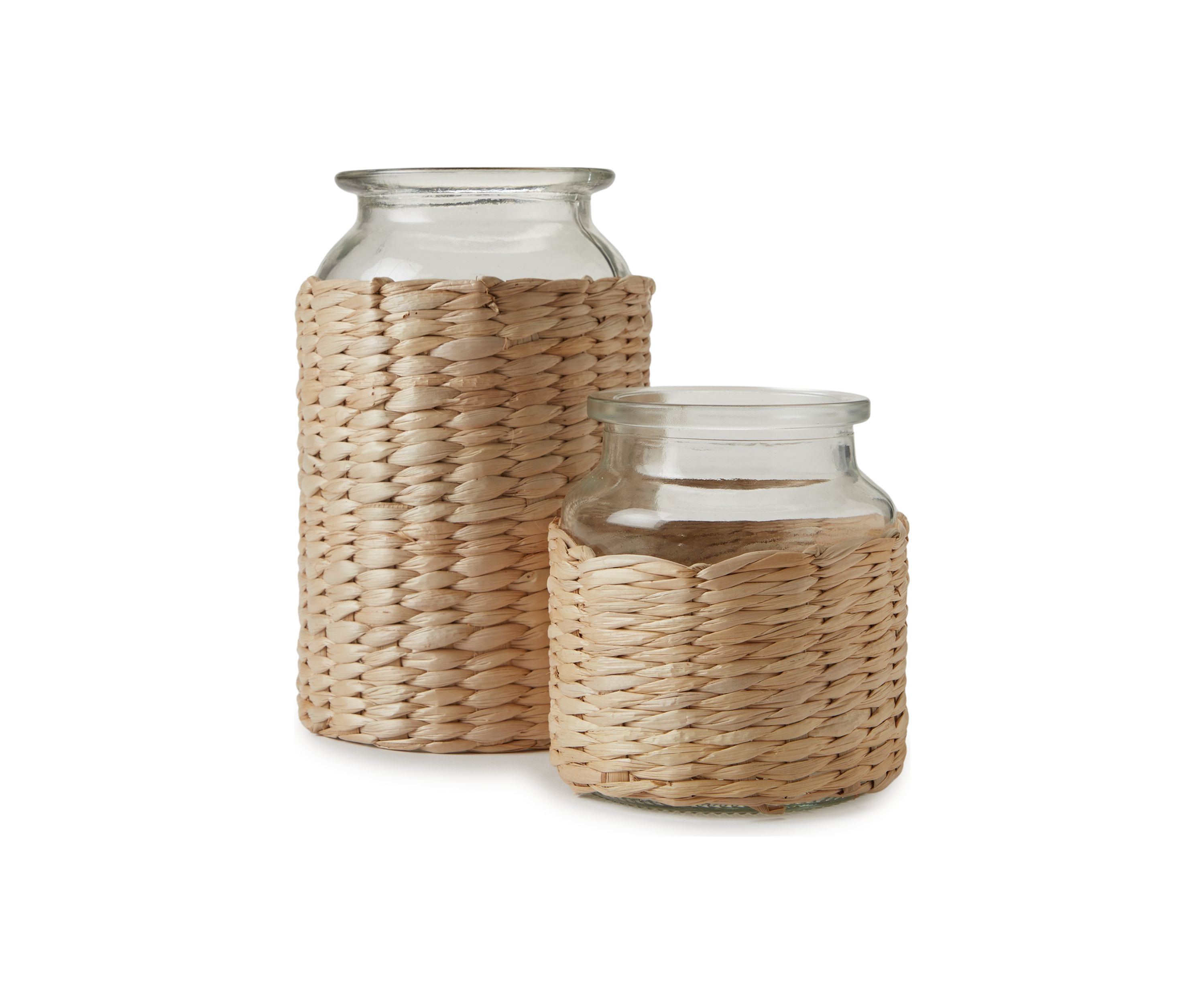 Seagrass Wrapped Jar