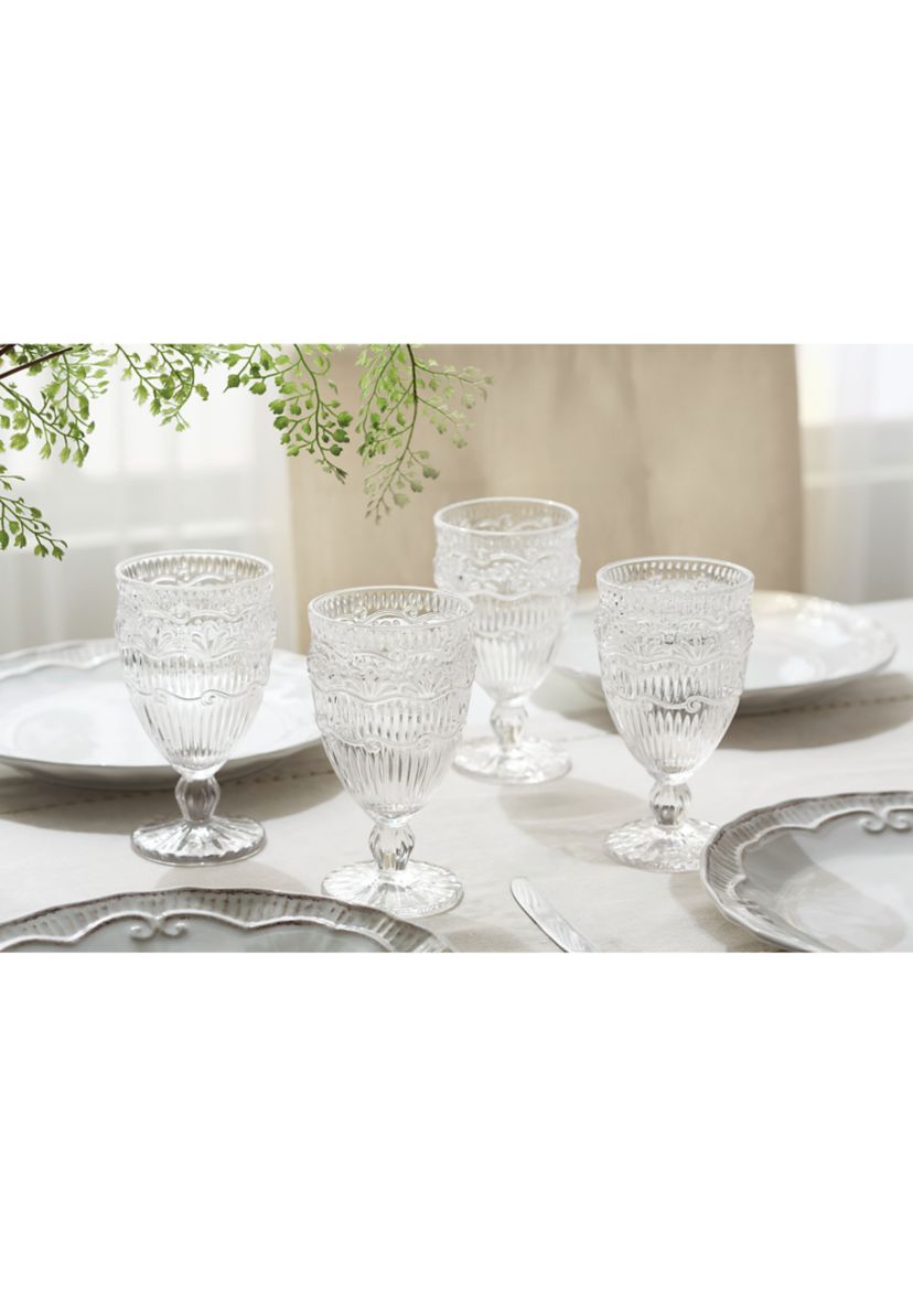 4 Piece Capri Glassware Set