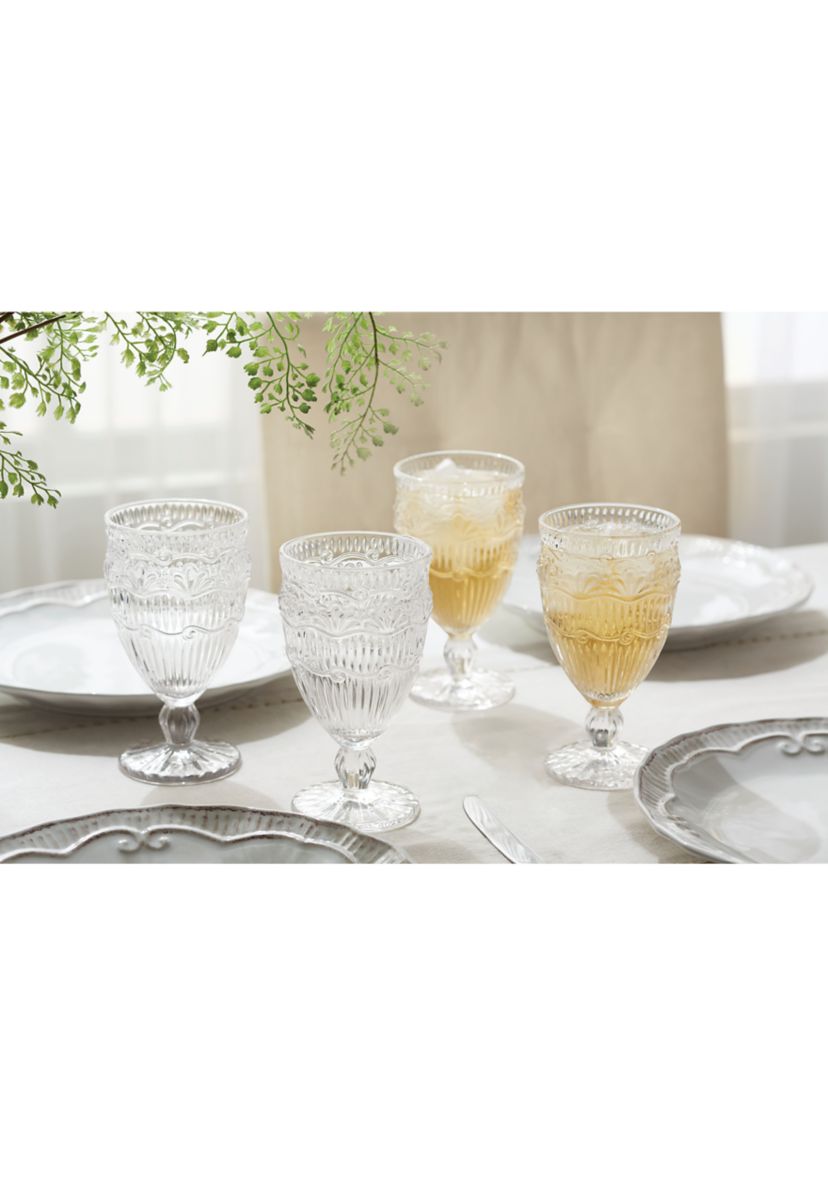 4 Piece Capri Glassware Set