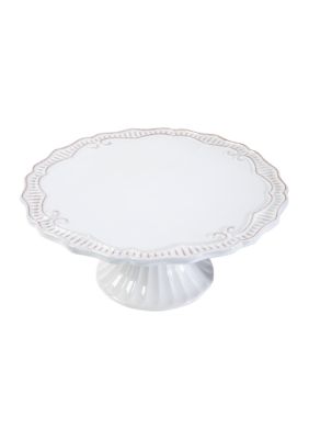 Capri White Cake Stand