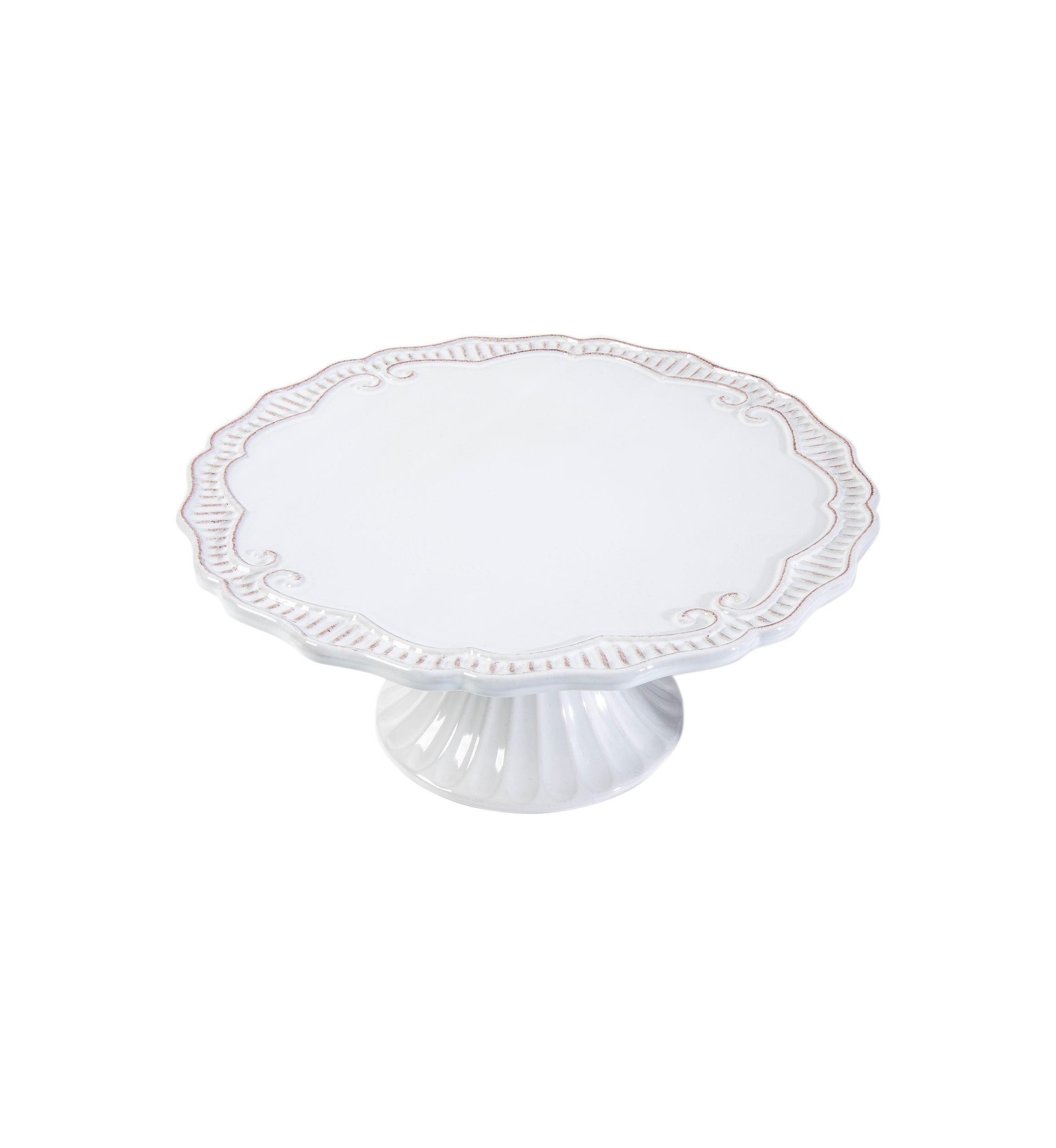 Capri White Cake Stand