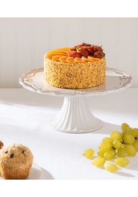 Capri White Cake Stand