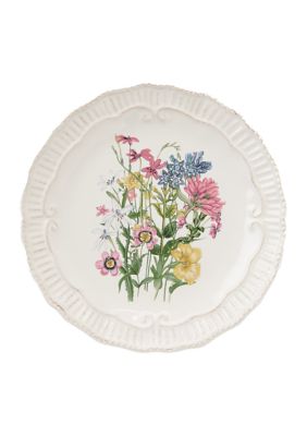 Spring Floral Capri Salad Plate