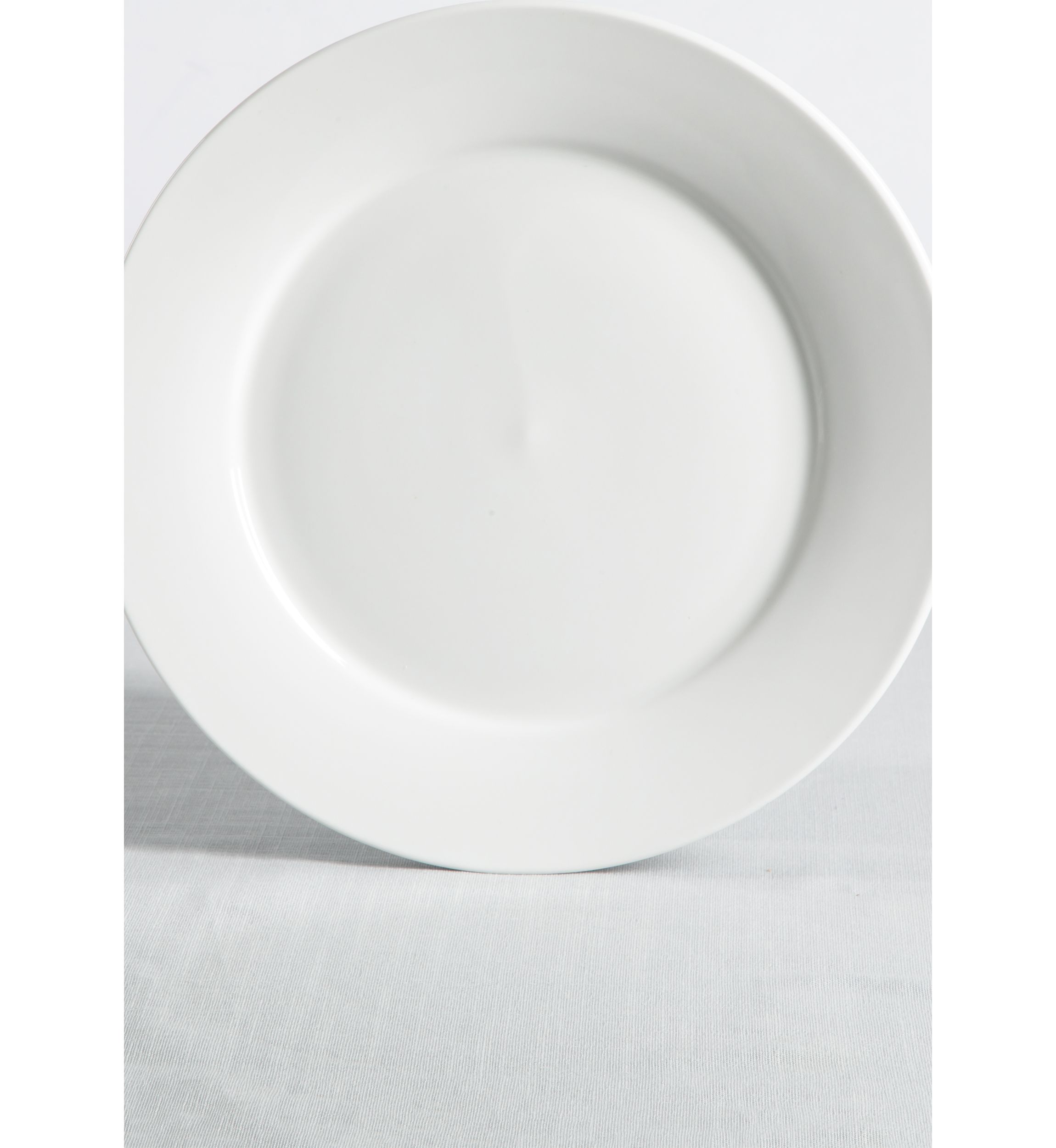 12 Piece Signature White Classic Round Plate Set