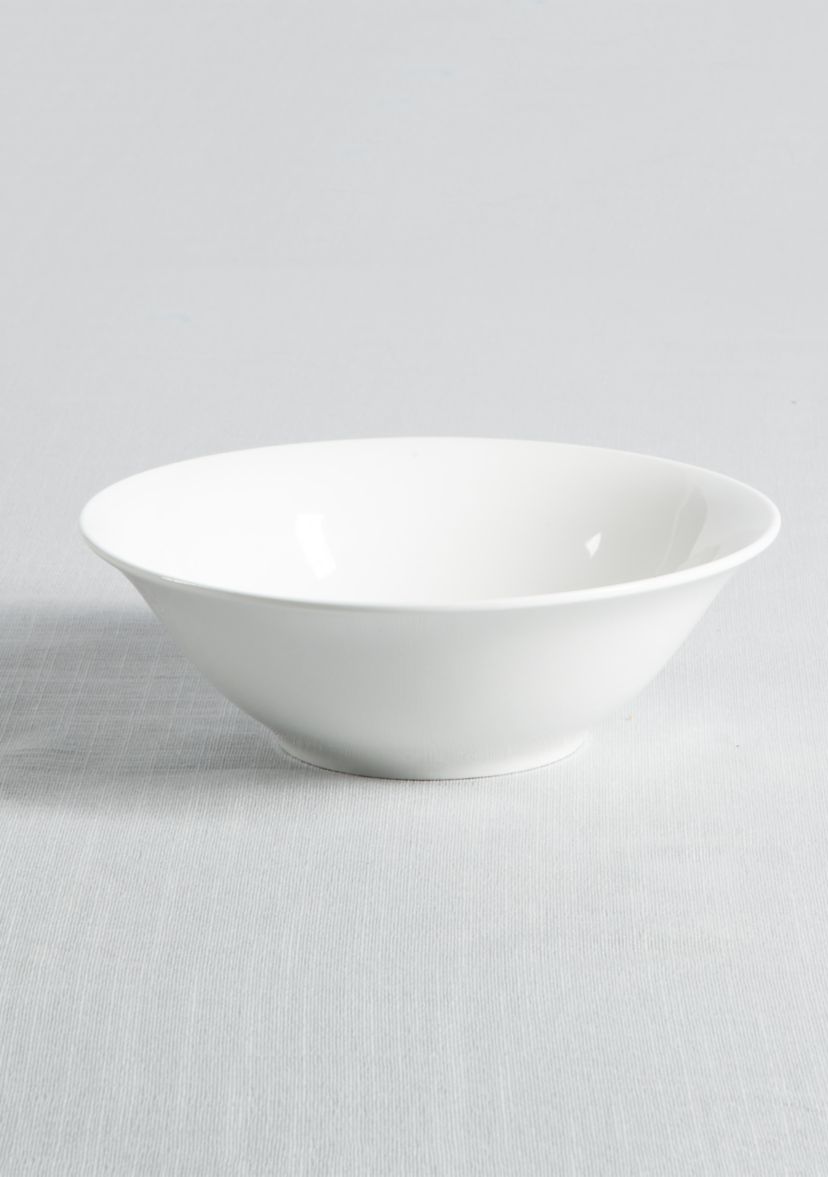 12 Piece Signature White Classic Round Plate Set