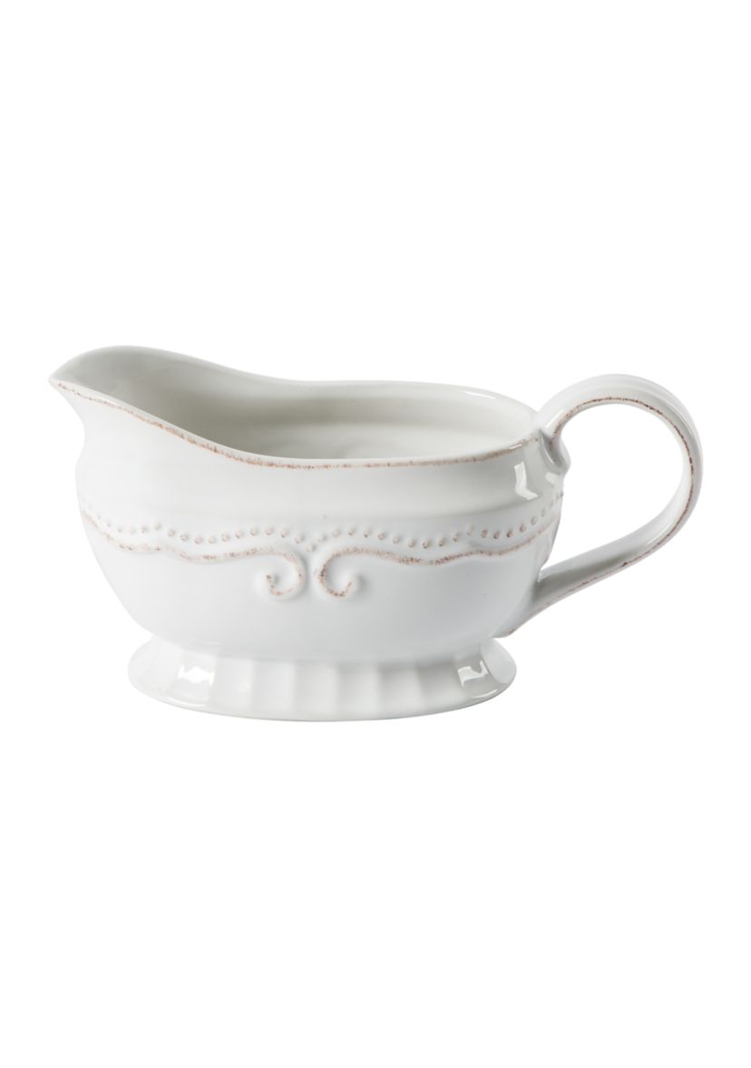 Capri White Gravy Boat