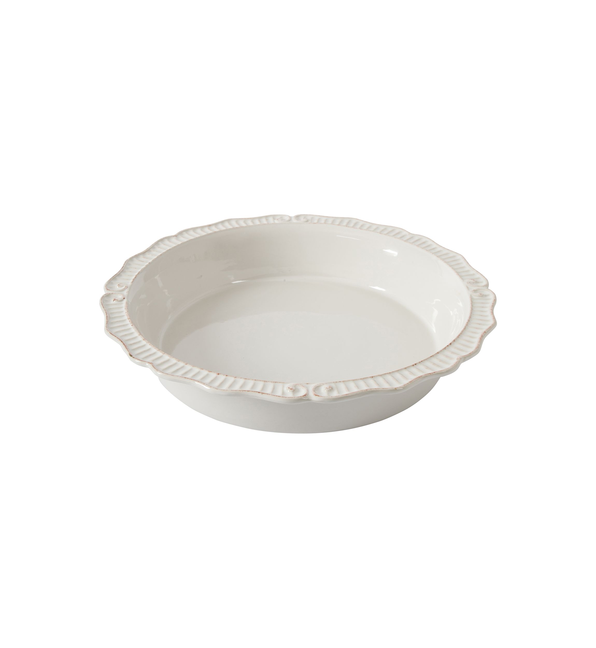Capri White Pie Dish