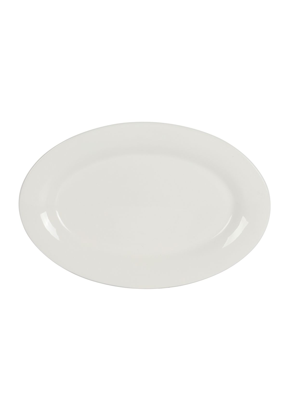 Large Solid White Platter