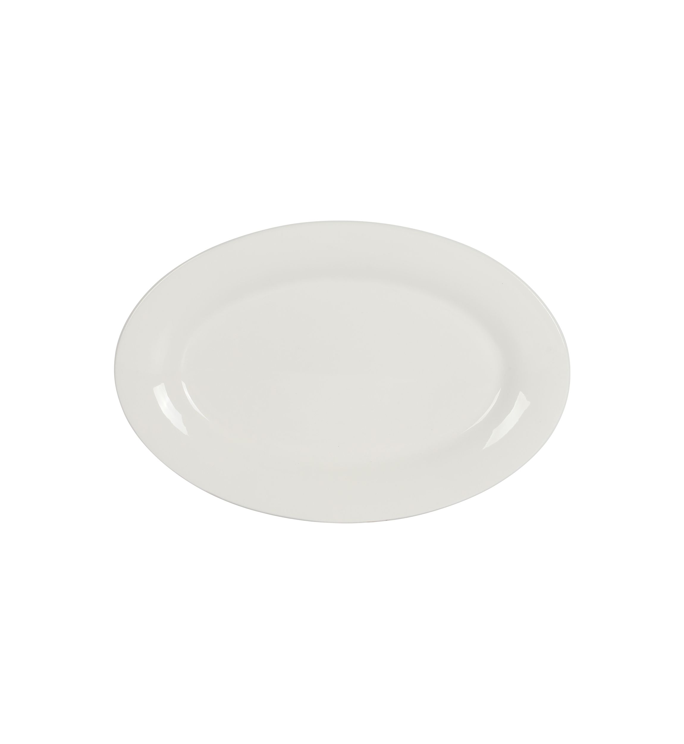 Large Solid White Platter