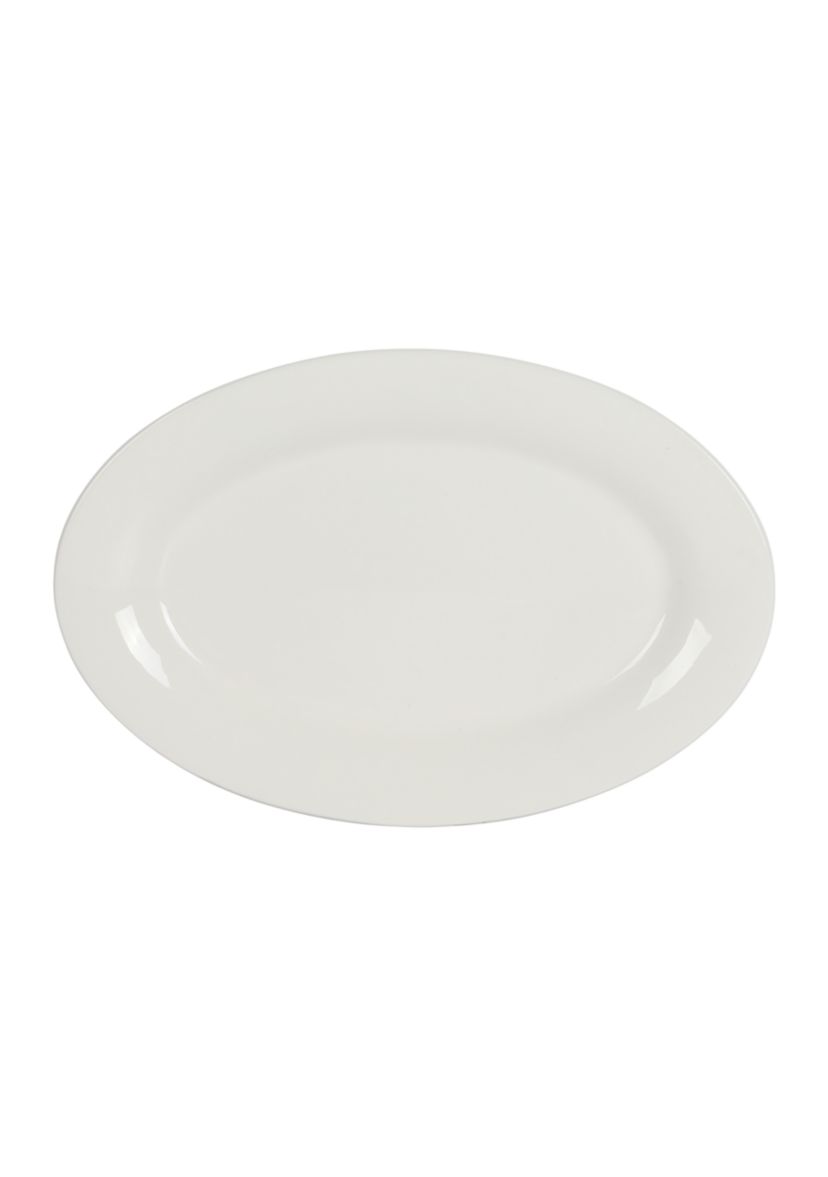 Large Solid White Platter