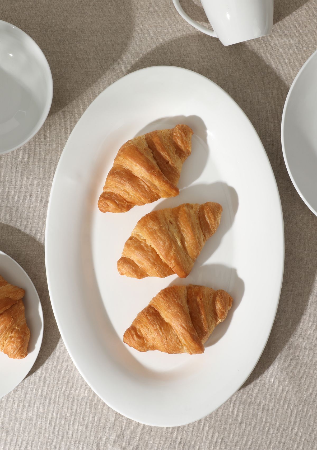 Large Solid White Platter