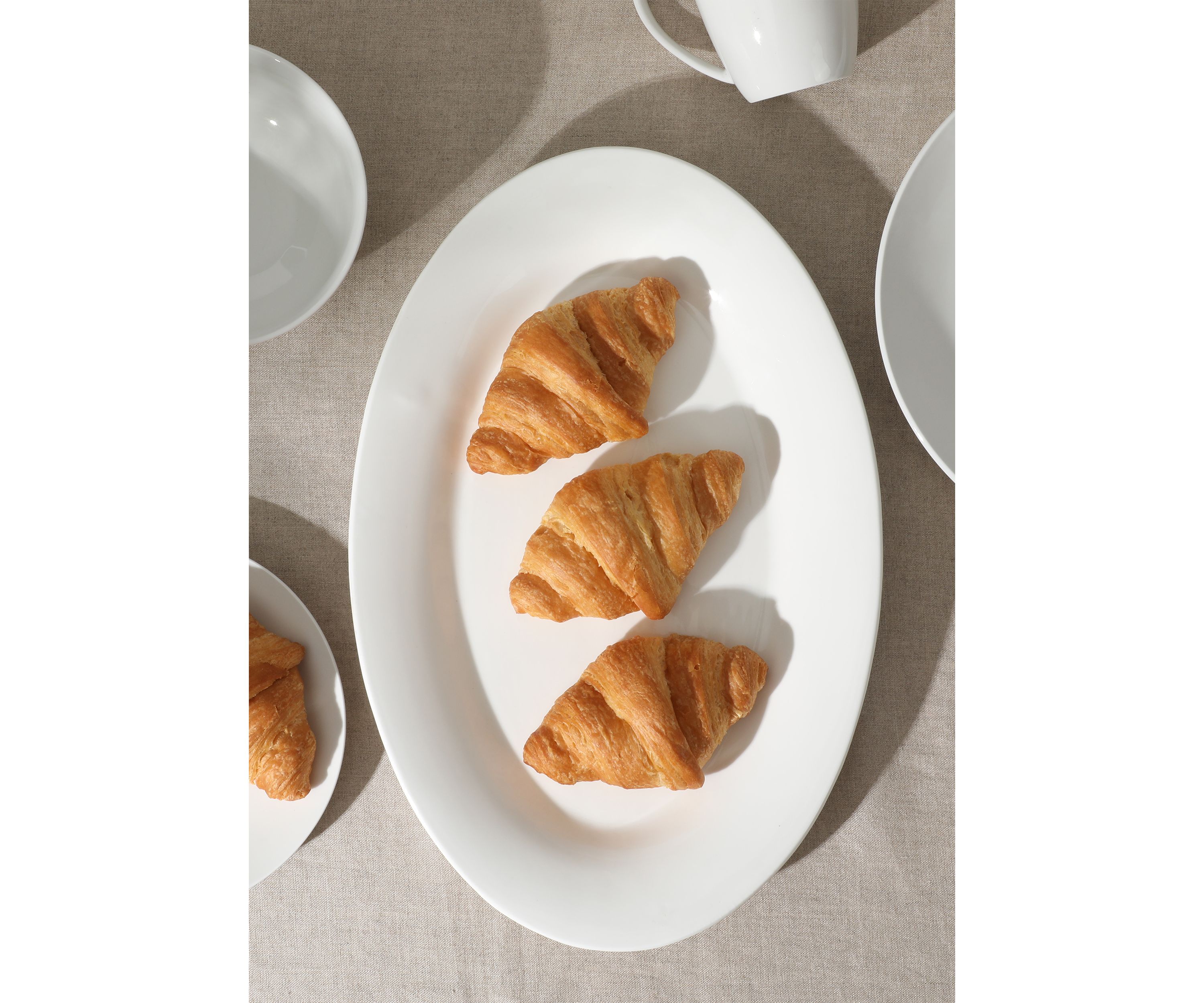 Large Solid White Platter