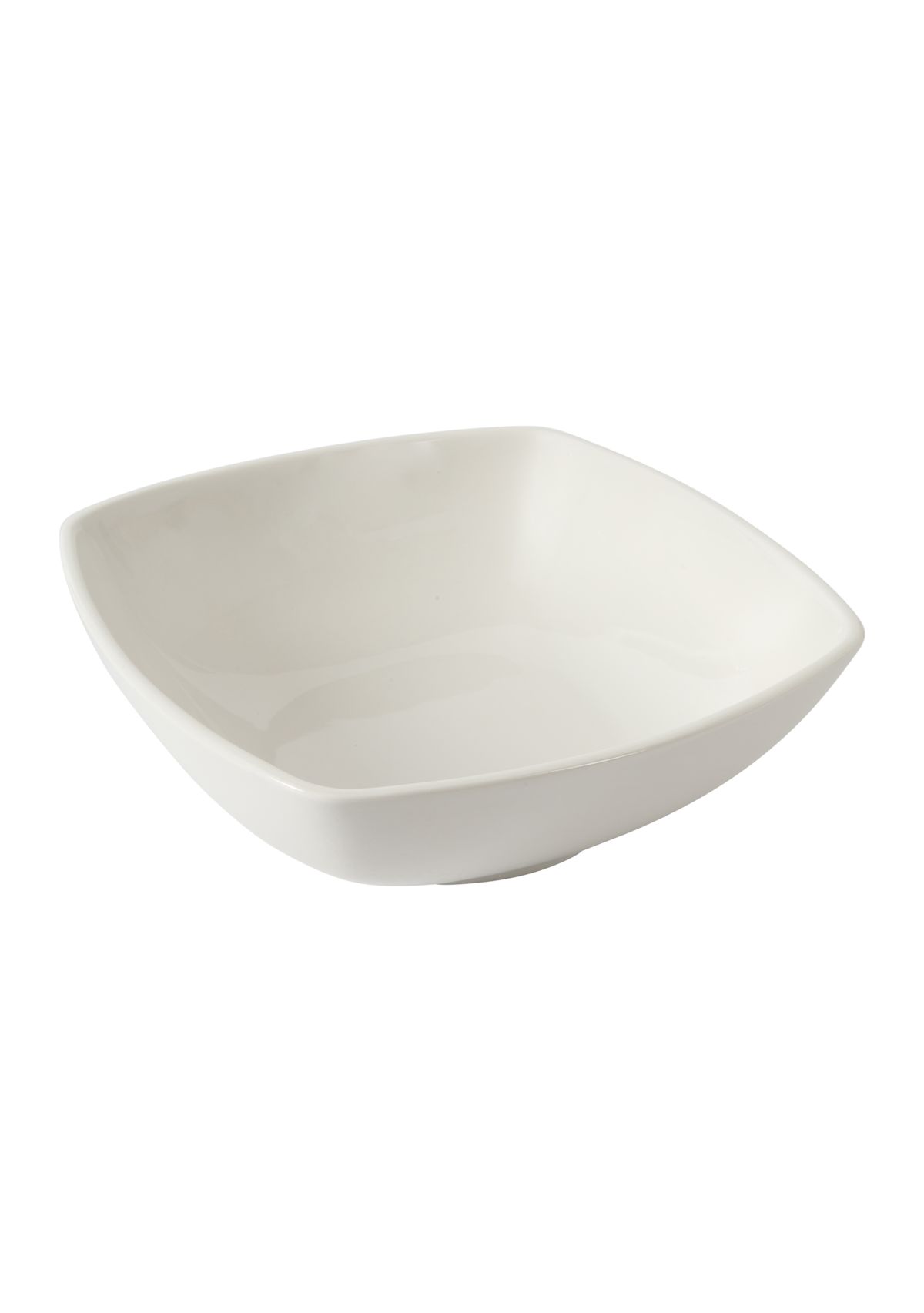Square White Serving Bowl