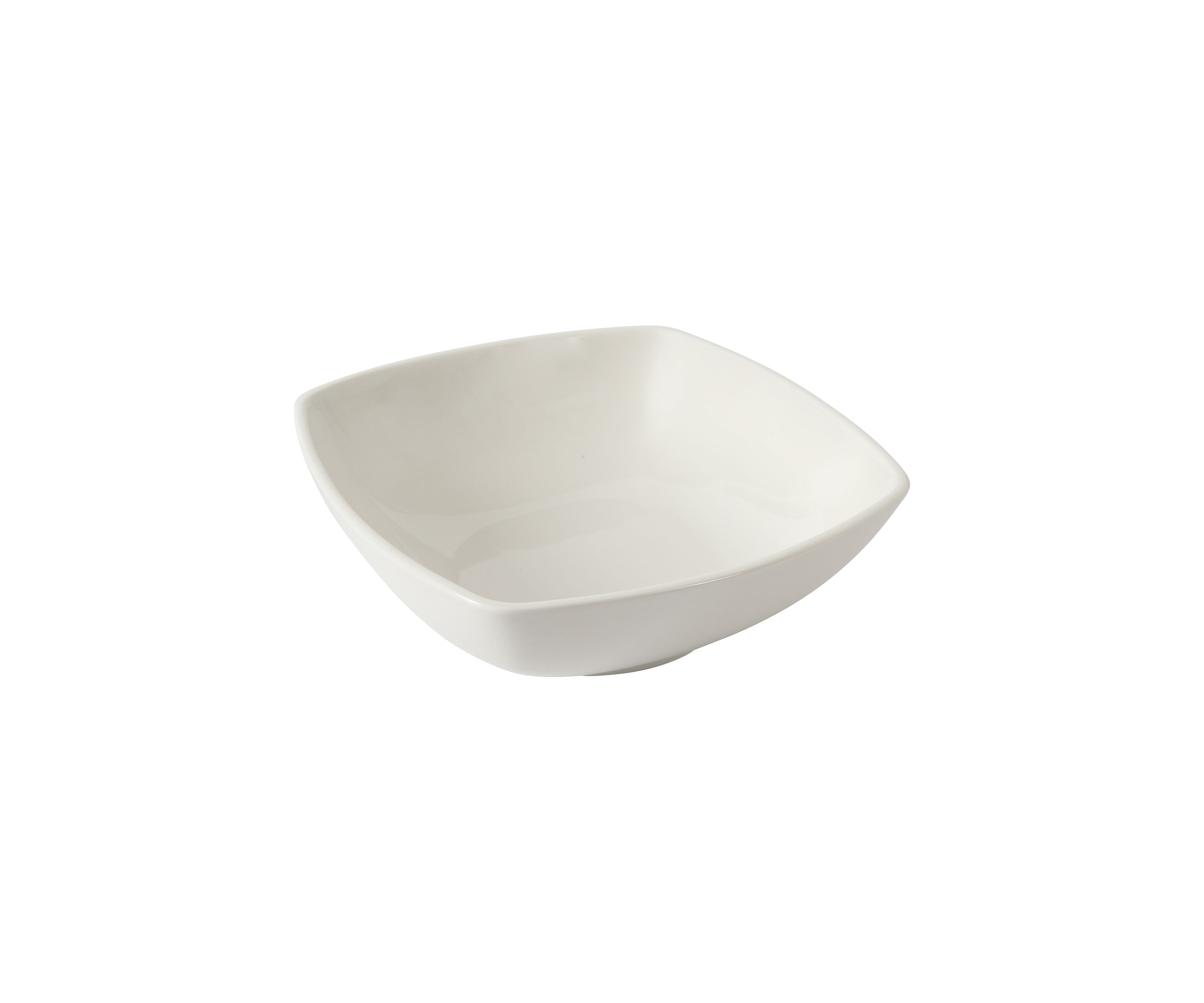 Square White Serving Bowl