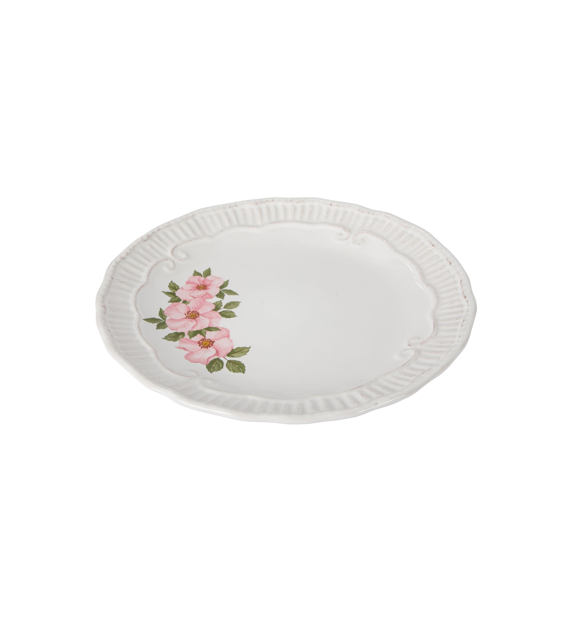 Capri Rose Decal Salad Plate