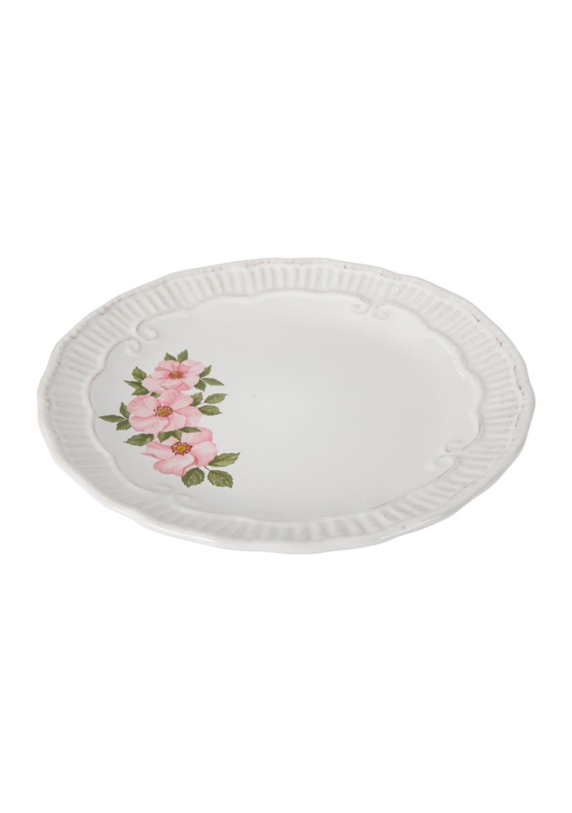 Capri Rose Decal Salad Plate