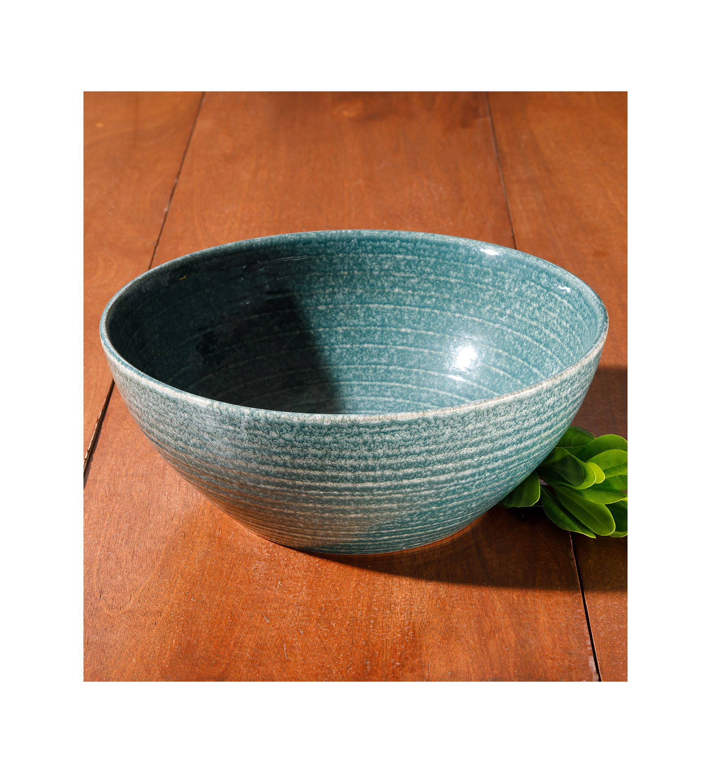 Turquoise 10" Serving Bowl