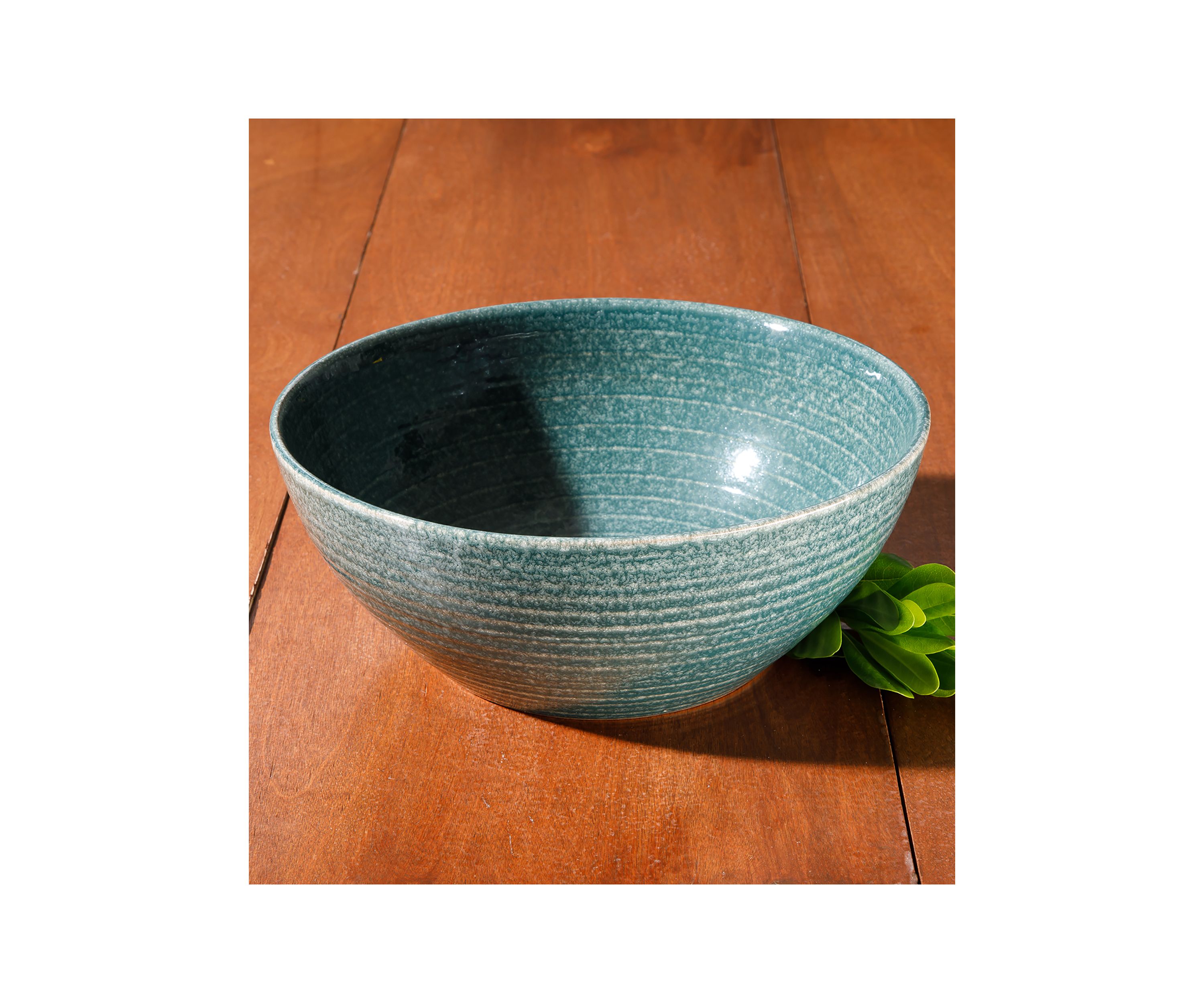 Turquoise 10" Serving Bowl
