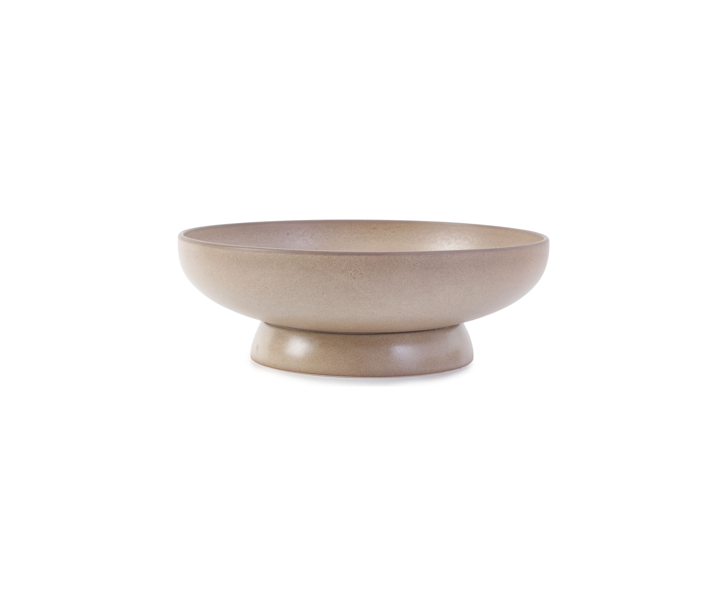 Sand Color Matte Finish 10" Serving Bowl