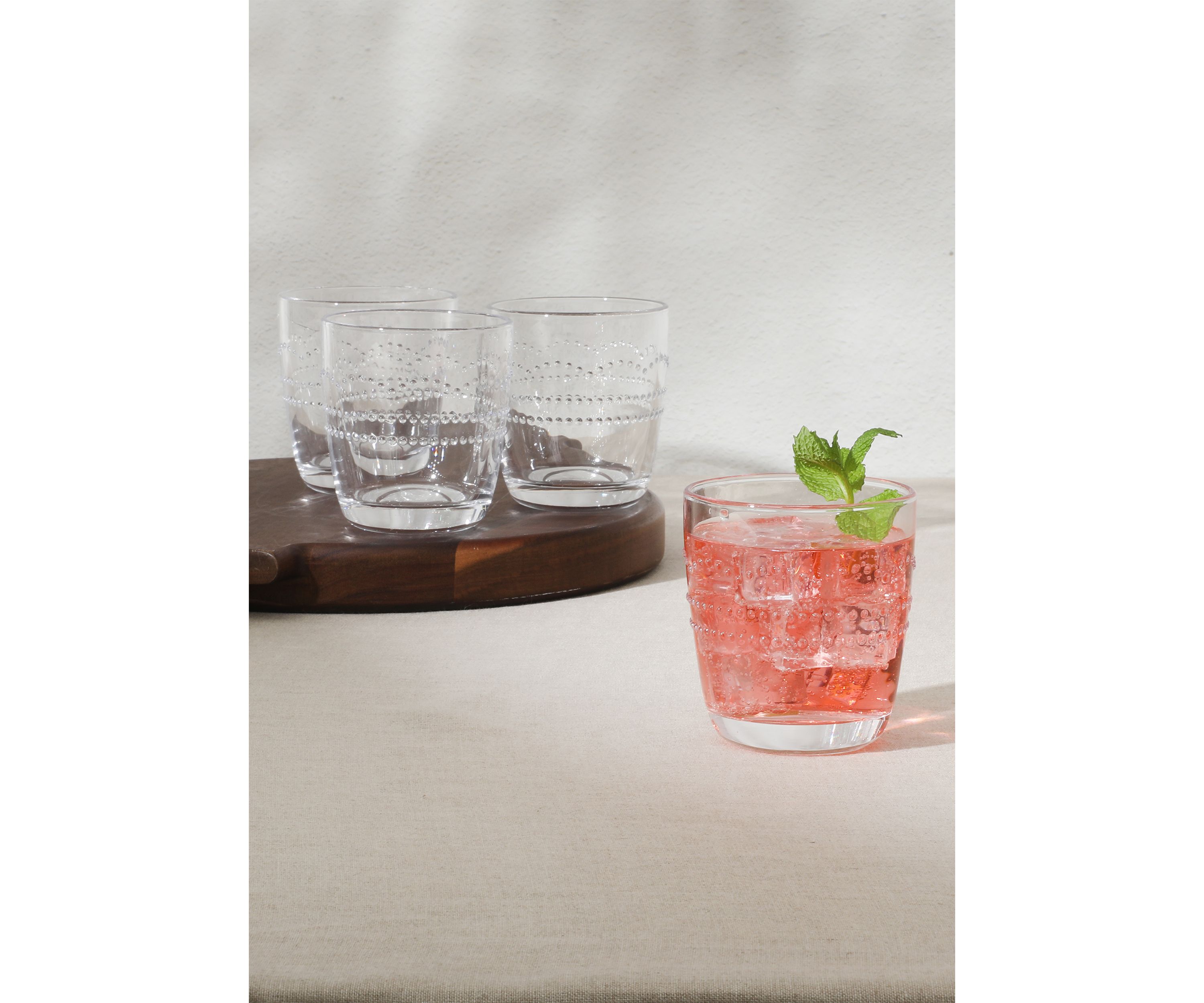 Double Old Fashioned Glasses - Set of 4
