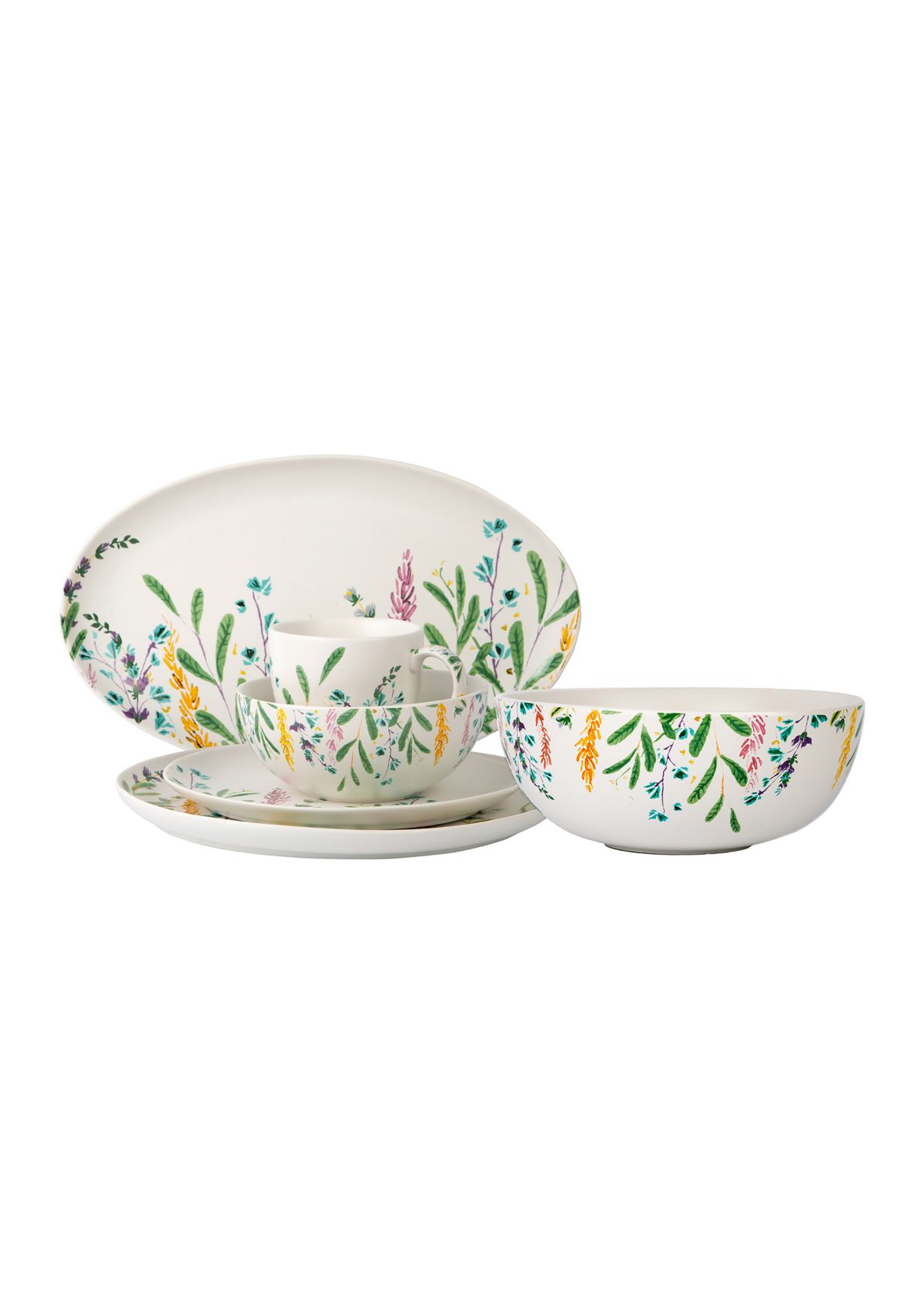 Secret Garden Floral Dinner Plate