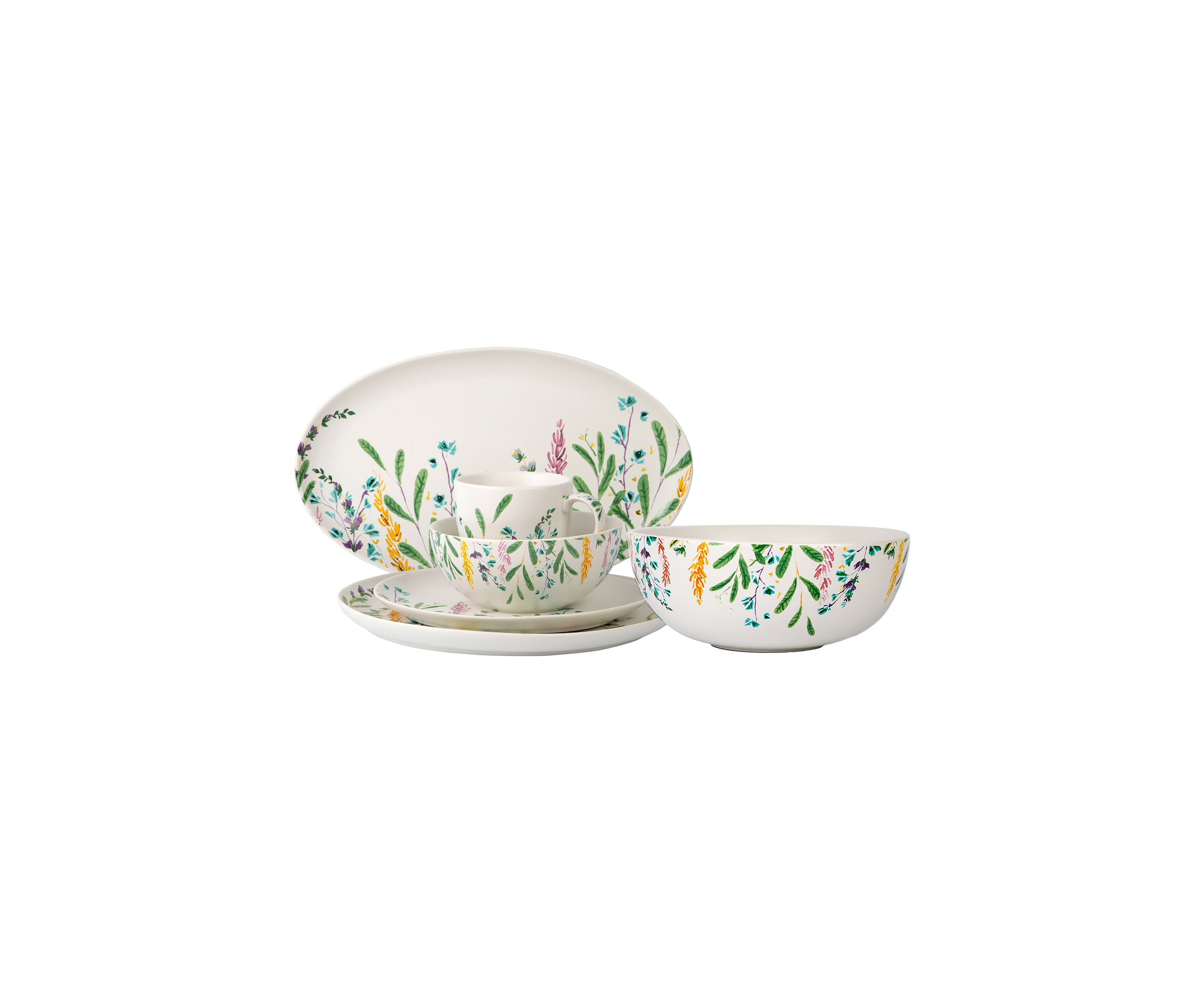 Secret Garden Floral Dinner Plate