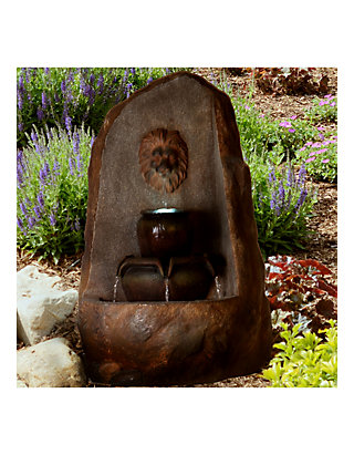 Outdoor Water Fountain With Led Lights