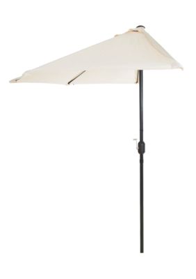 Pure Garden Half Round Patio Umbrella Belk