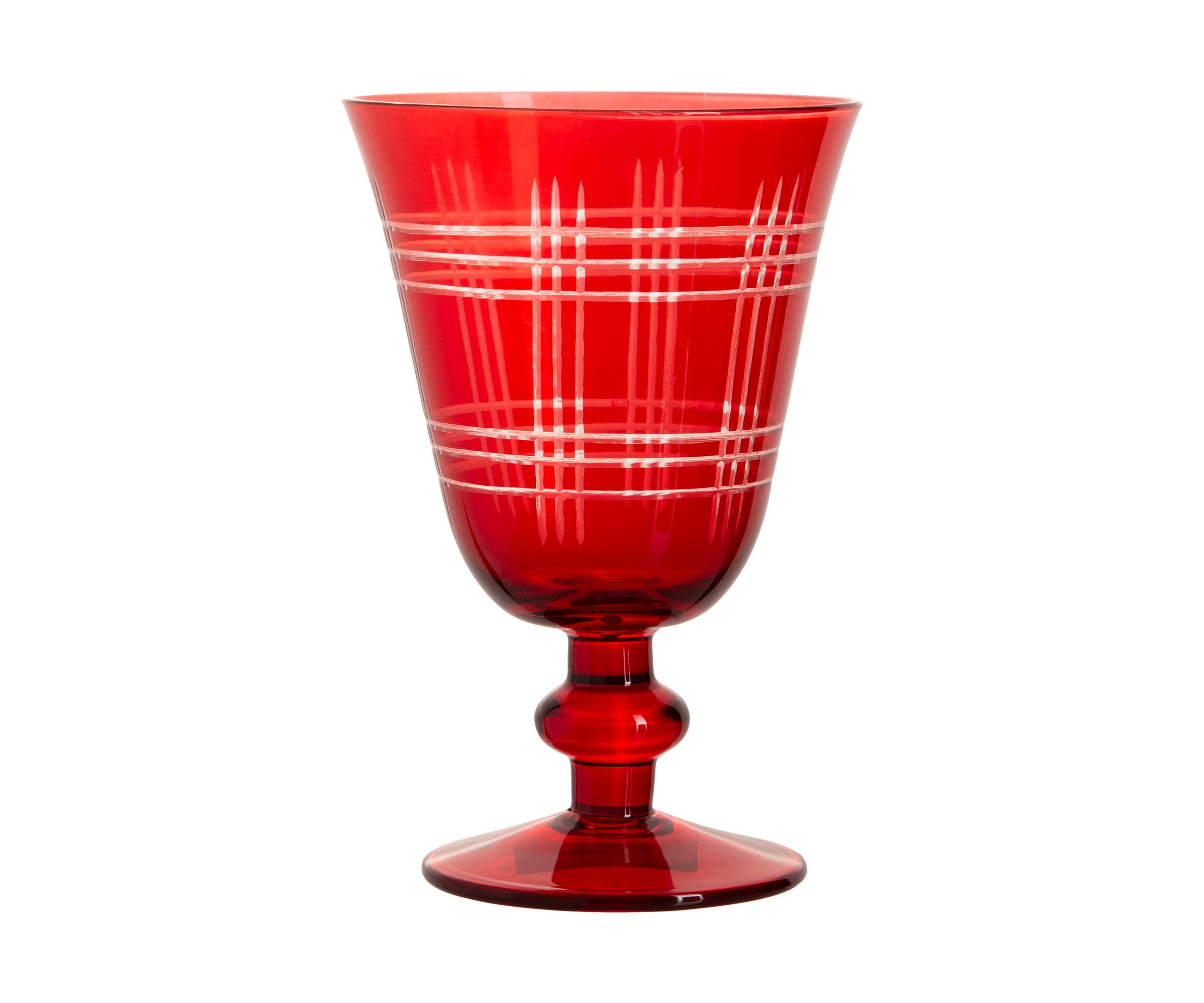 Red Glass Goblet