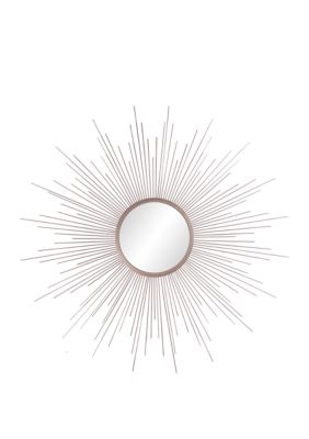 Patton Picture Champagne Rays Sunburst Metal Framed Mirror | belk