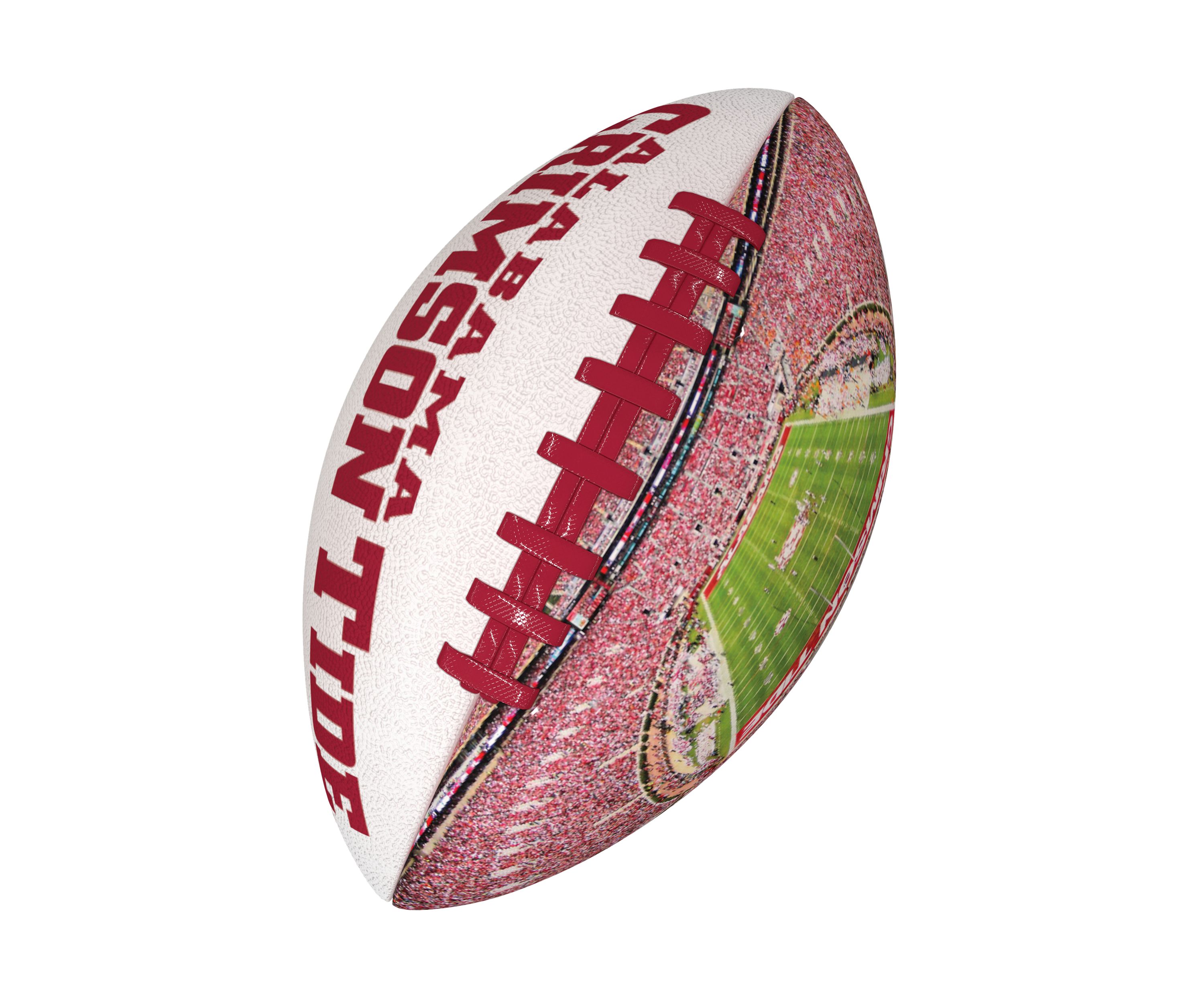 NCAA Alabama Crimson Tide Custom Football 