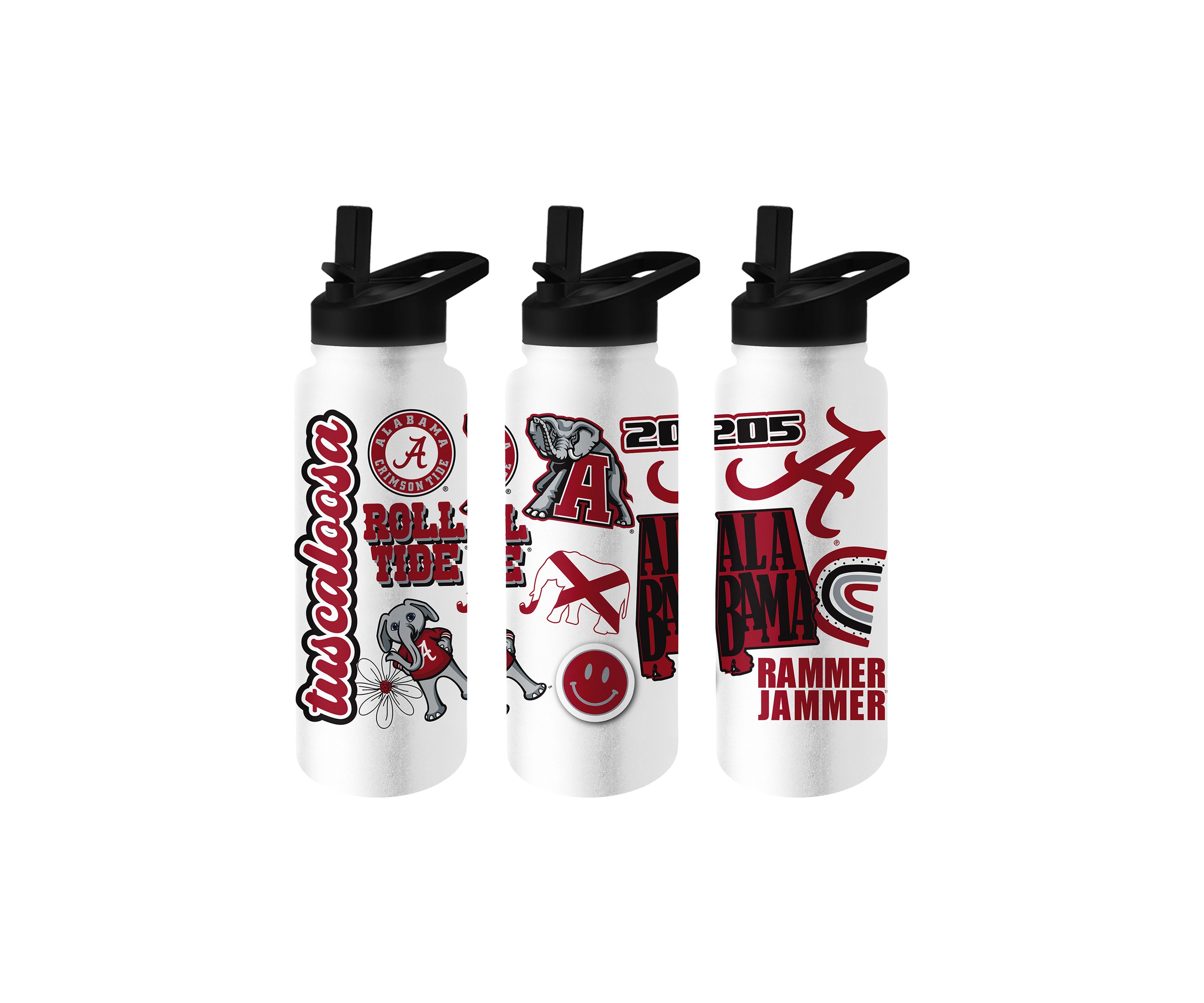 NCAA Alabama Crimson Tide 34 Ounce Native Quencher Bottle