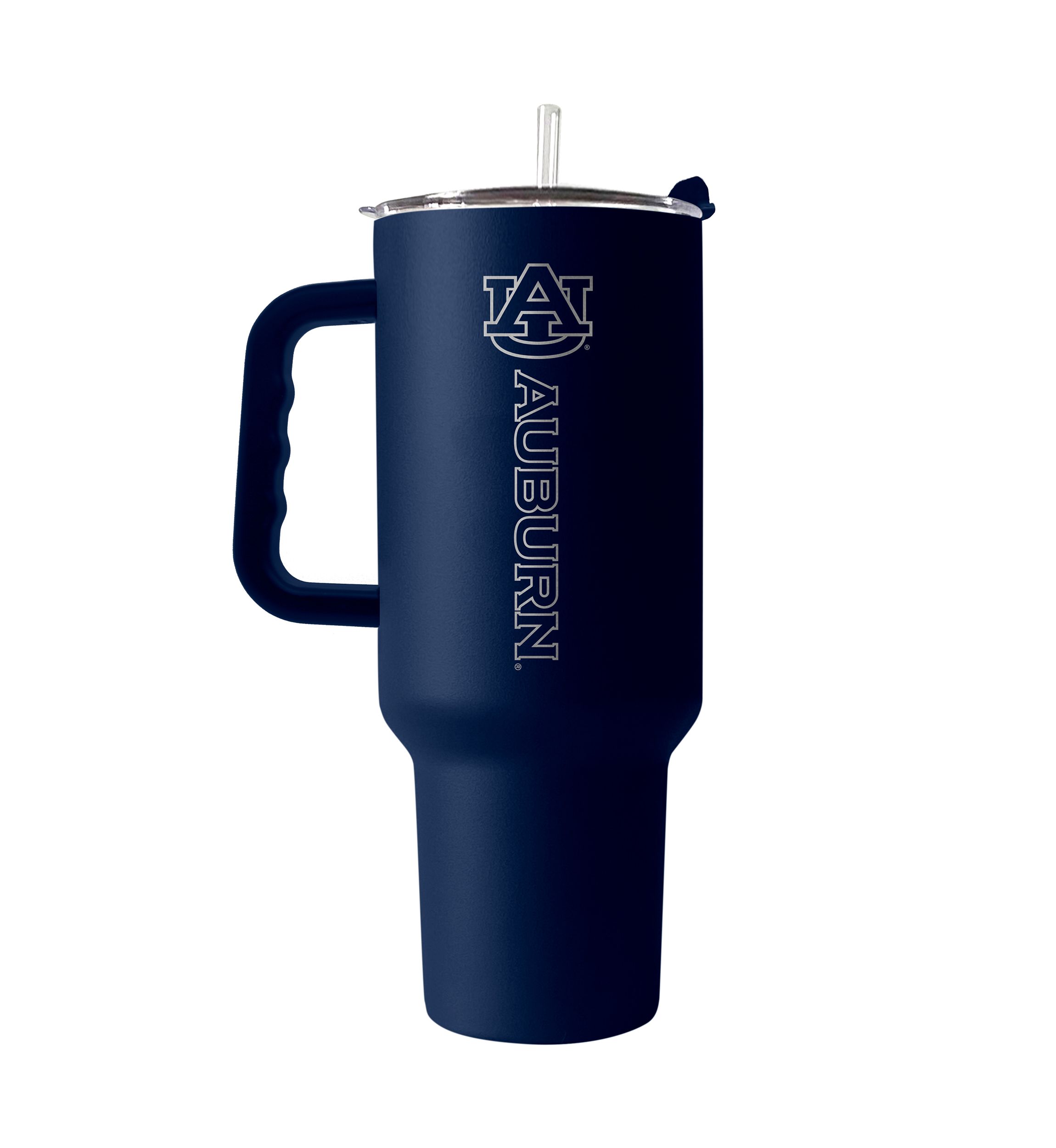NCAA Auburn Tigers 40 Ounce Etch Powder Coat Tumbler
