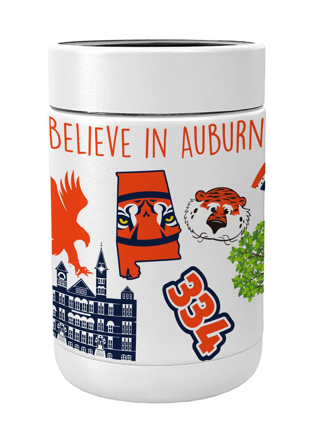 NCAA Auburn Tigers Slim Can Coolie