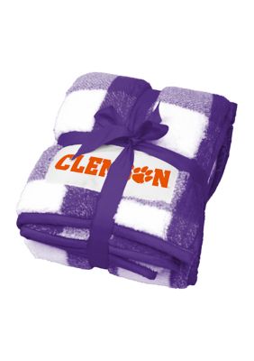 NCAA Clemson Tigers Buffalo Check Blanket